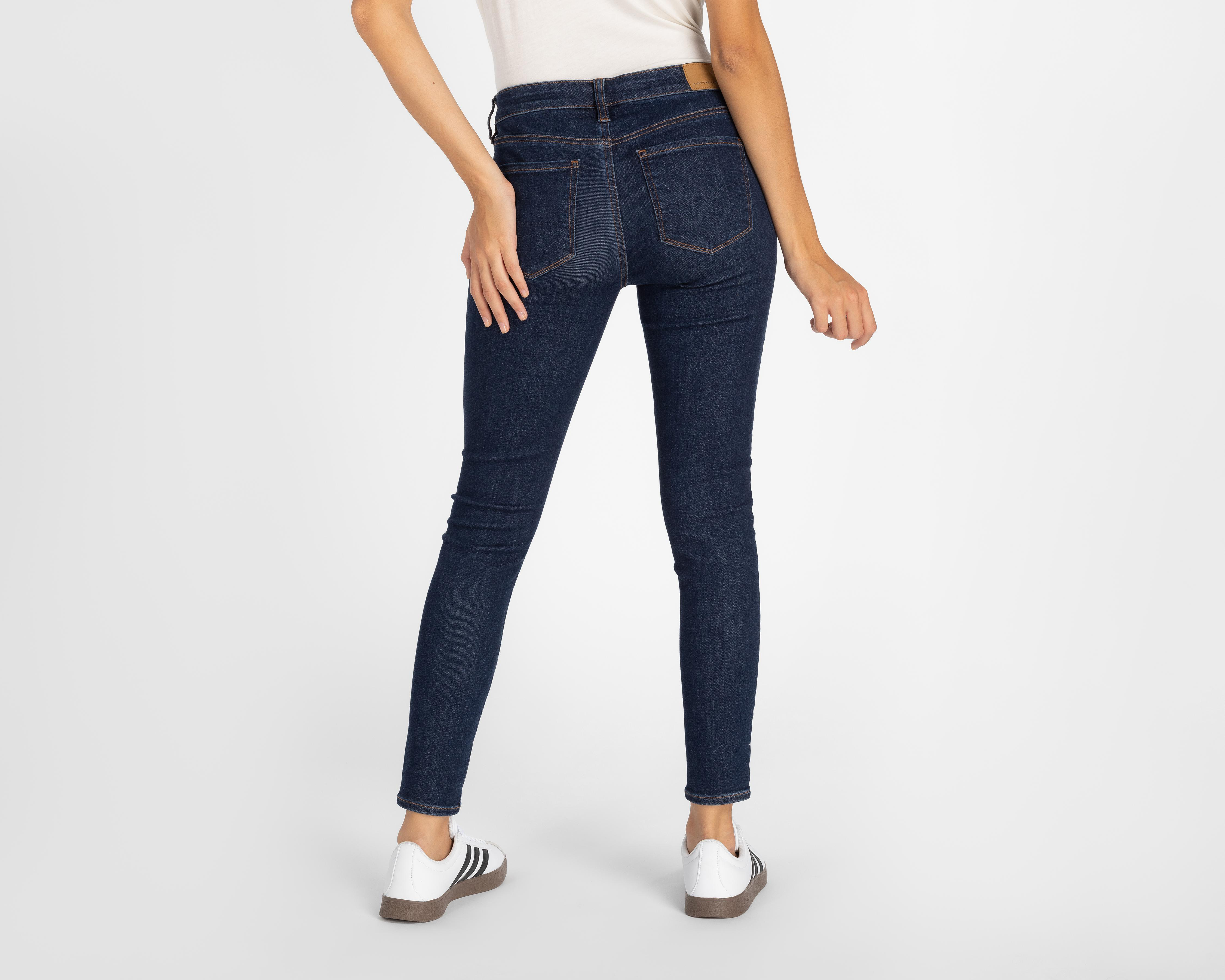 Foto 4 pulgar | Jeans American Eagle Low-Rise Jegging Deslavados