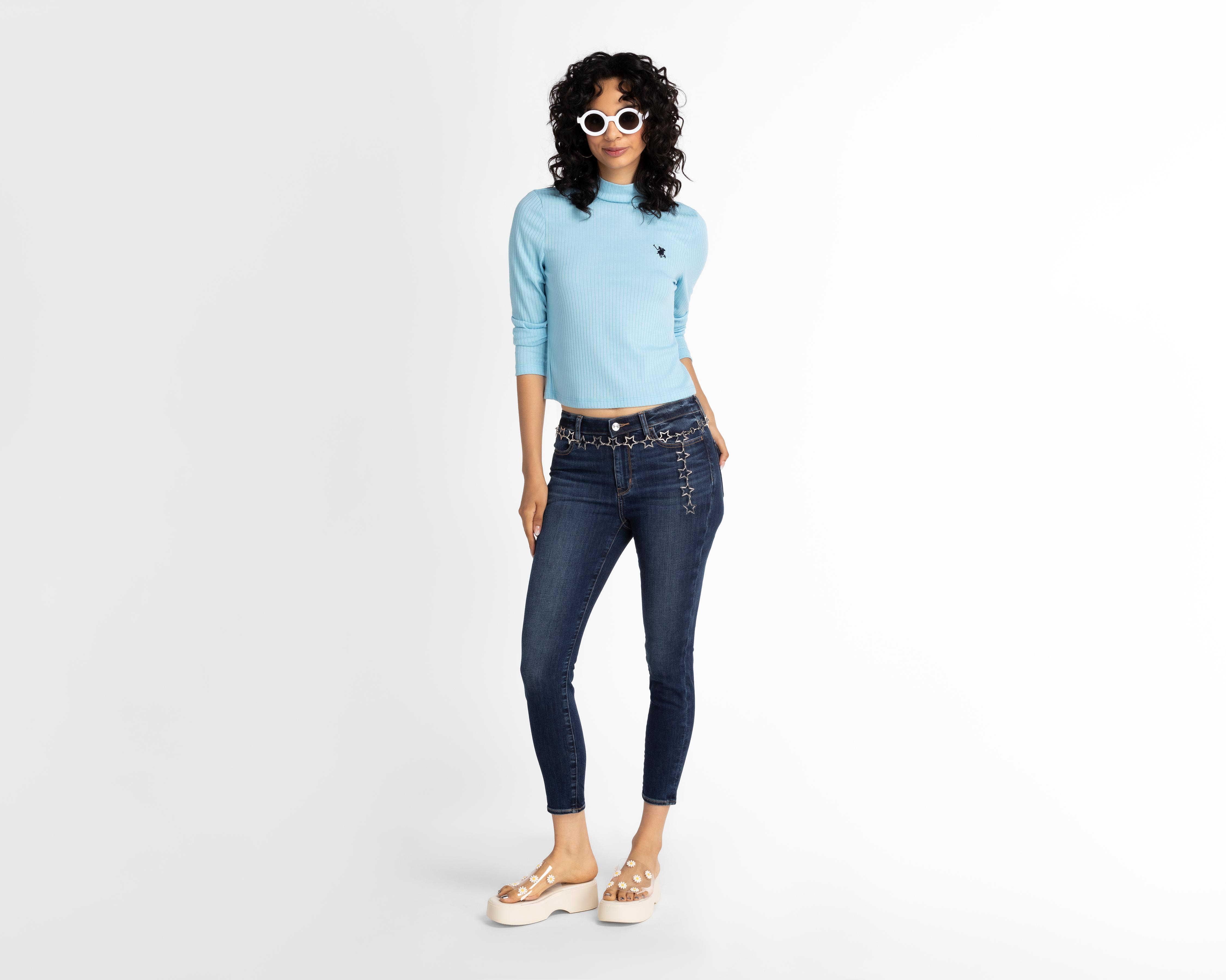 Foto 3 pulgar | Jeans Skinny American Eagle High-Rise para Mujer