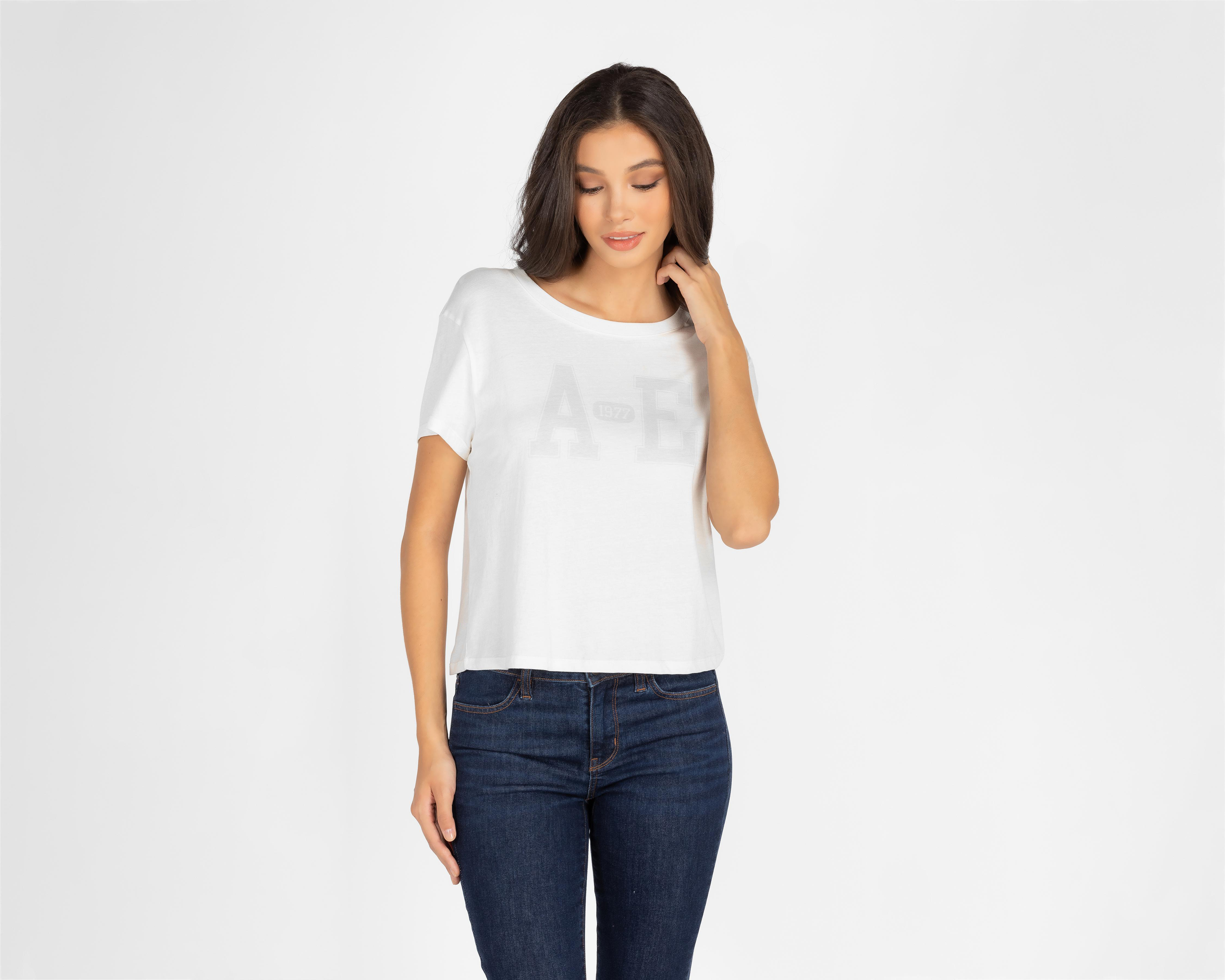 Foto 2 pulgar | Playera American Eagle Estampada