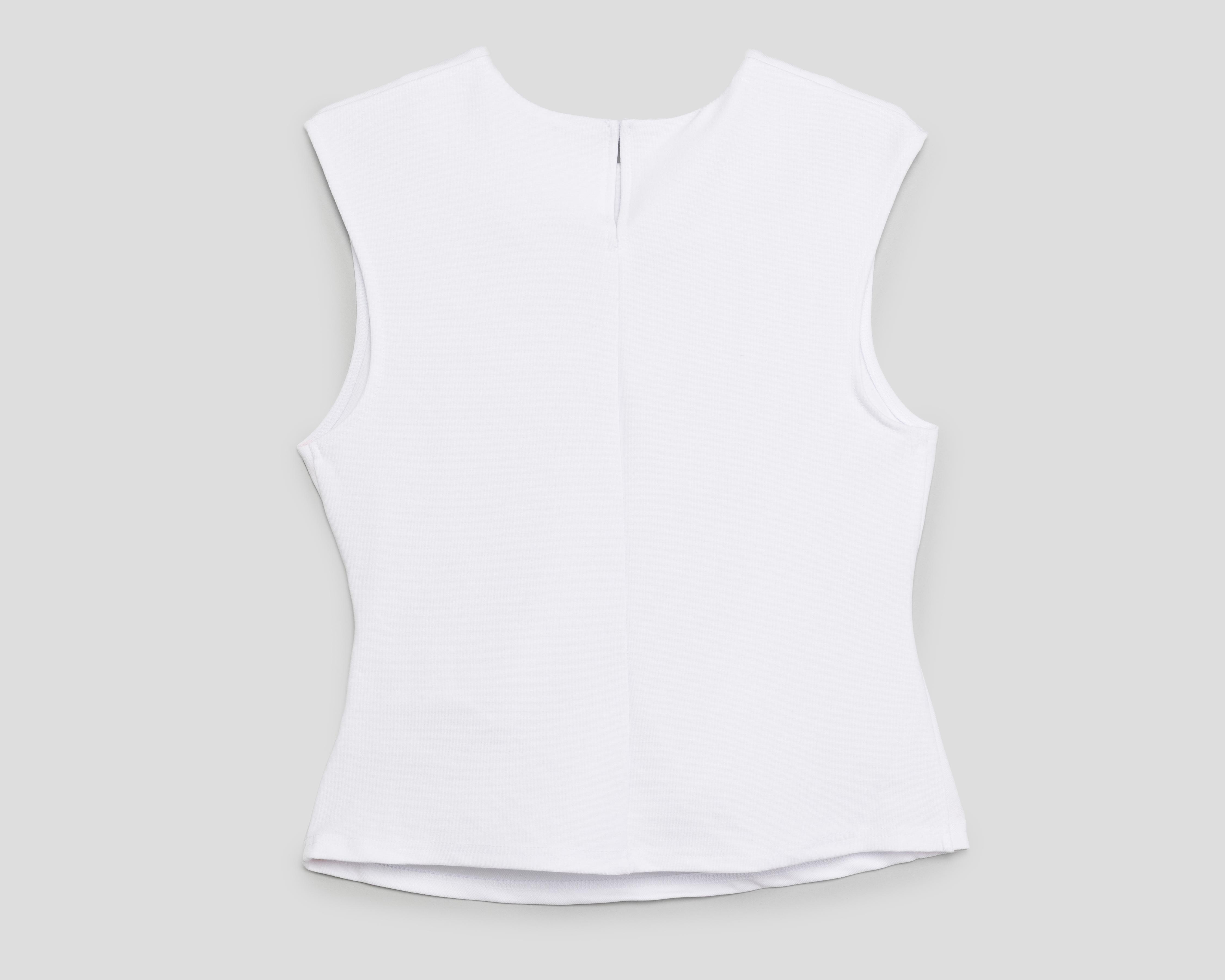 Foto 3 pulgar | Blusa Jennifer Lopez Blanca para Mujer
