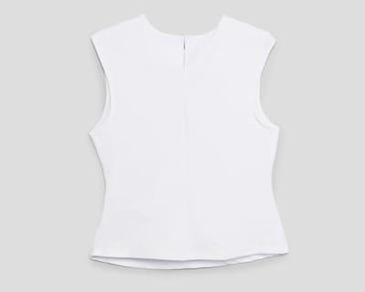 Foto 2 | Blusa Jennifer Lopez Blanca para Mujer