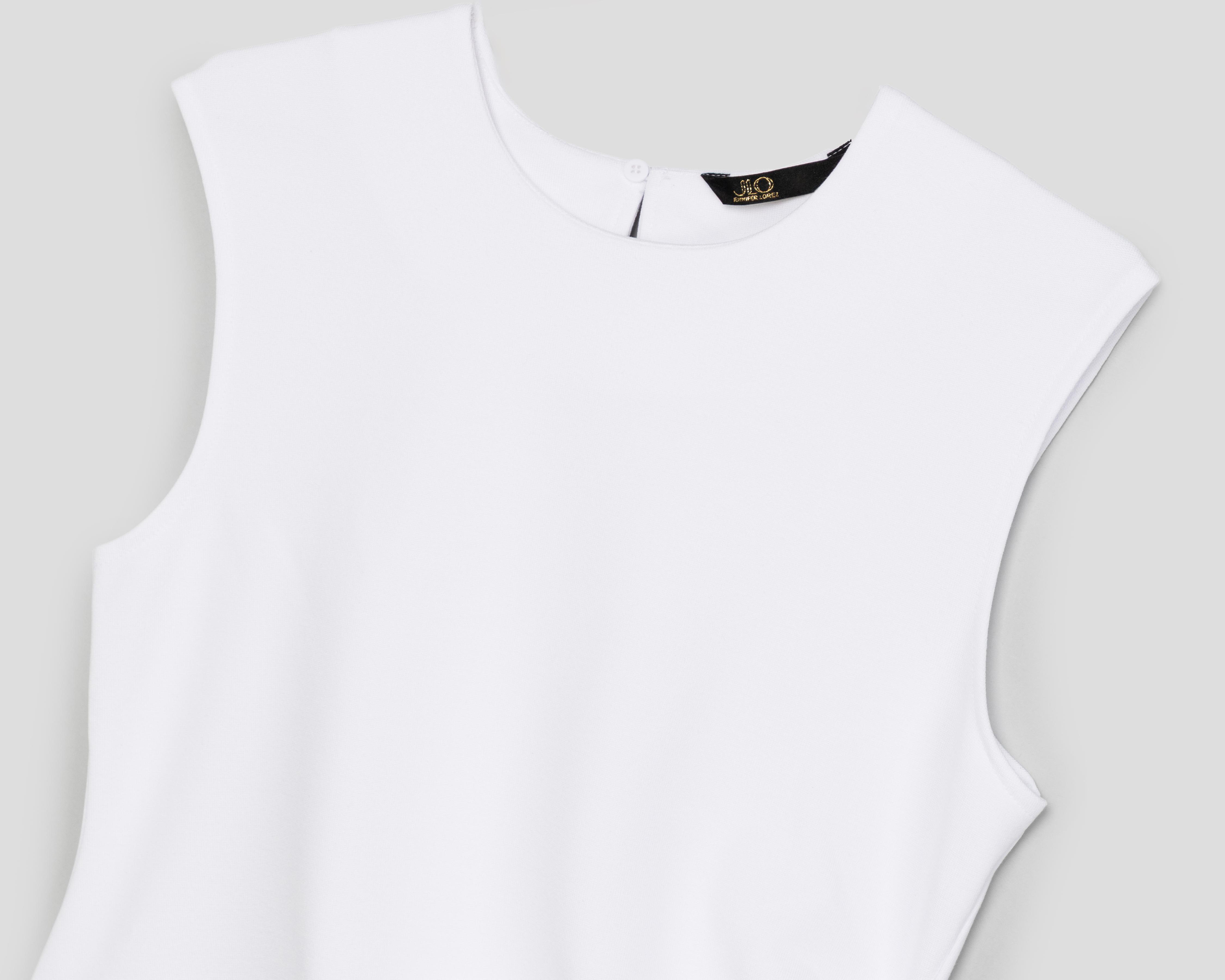 Foto 4 pulgar | Blusa Jennifer Lopez Blanca para Mujer
