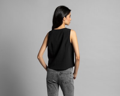 Foto 3 | Blusa Strona sin Mangas para Mujer
