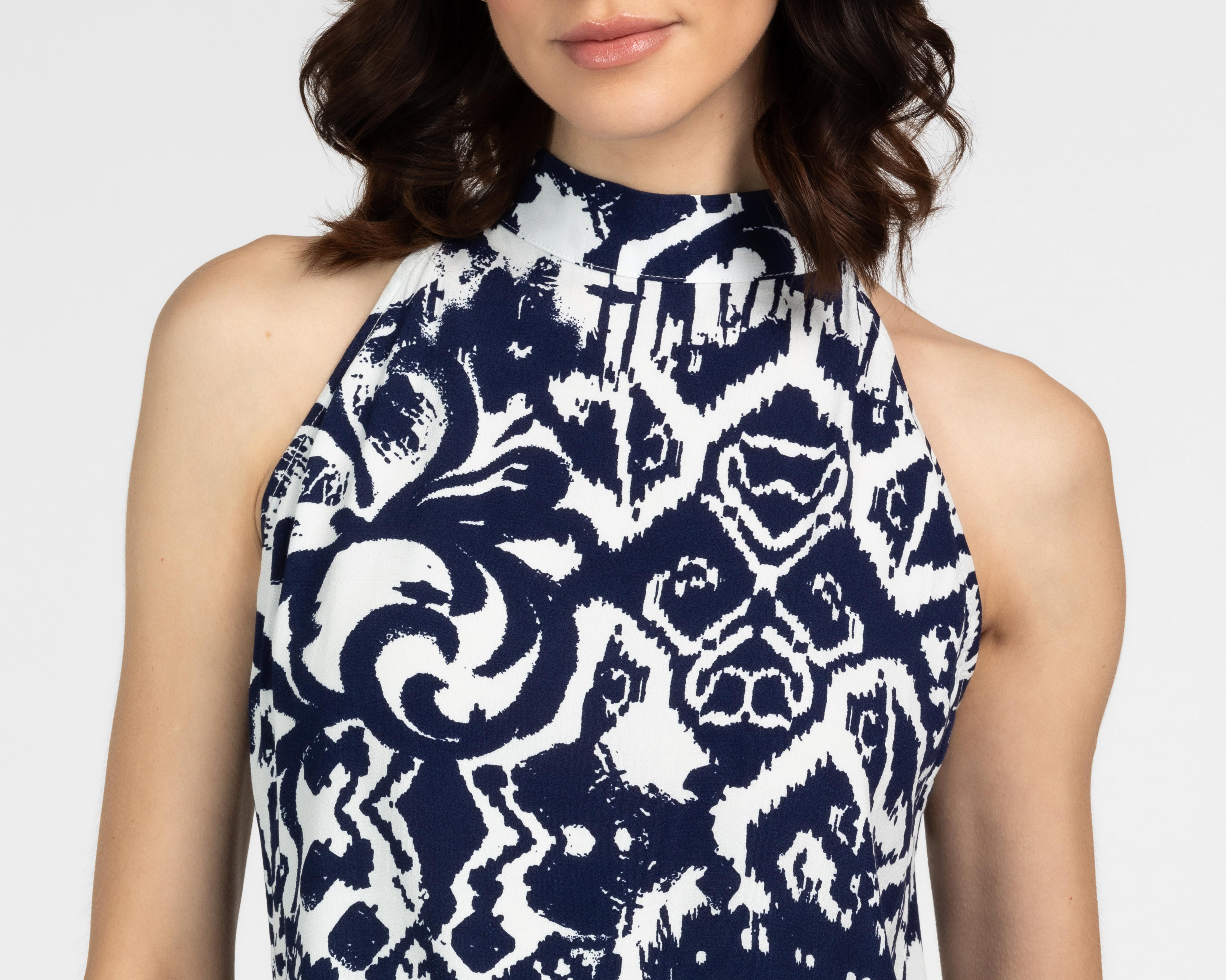 Foto 5 pulgar | Blusa Jennifer Lopez Azul para Mujer