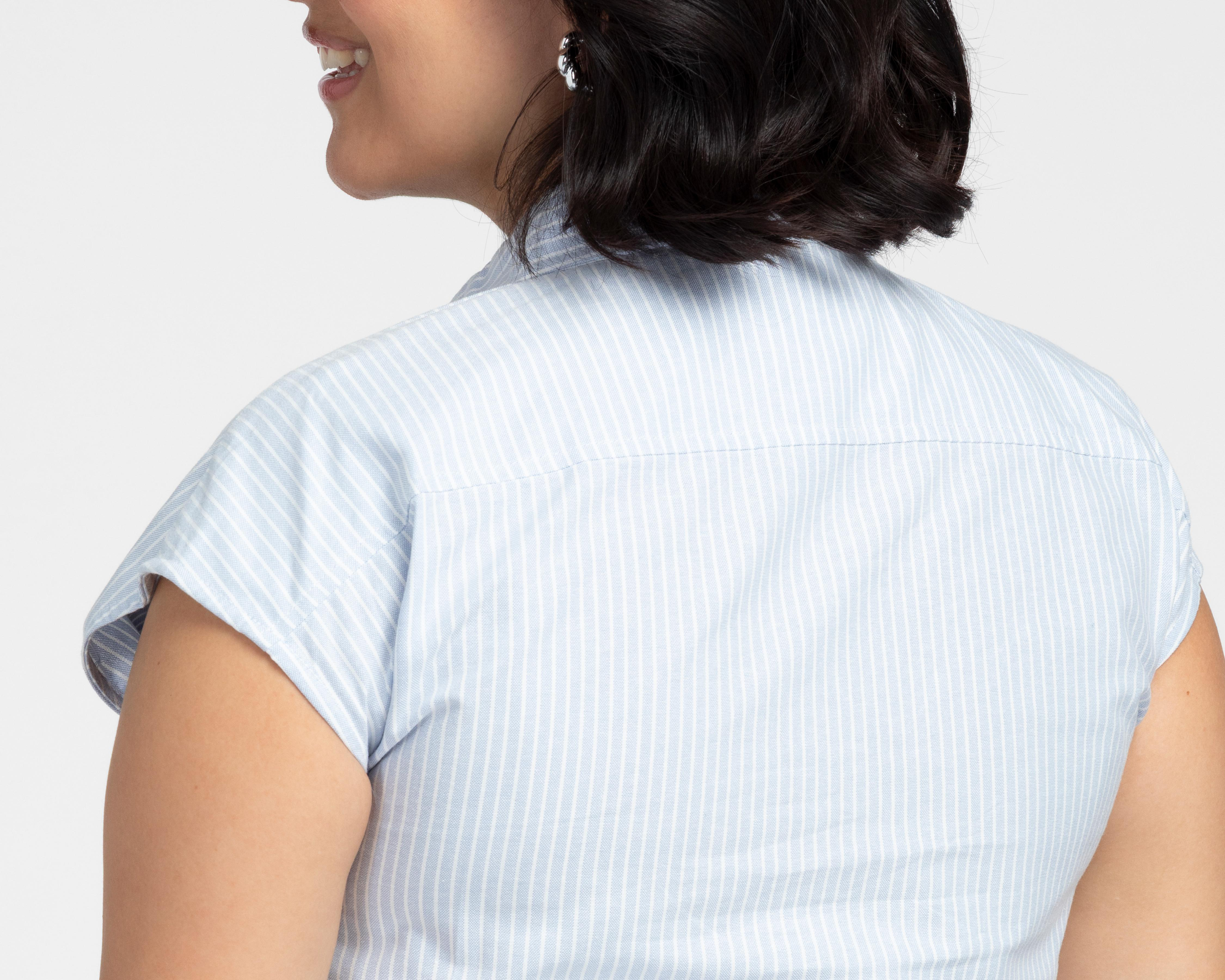 Foto 6 pulgar | Blusa Refill a Rayas para Mujer