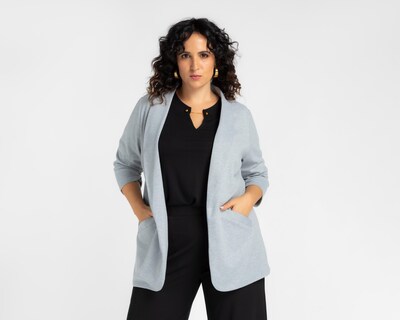 Foto 4 | Saco Gris Lady Sun para Mujer