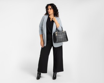 Foto 5 | Saco Gris Lady Sun para Mujer