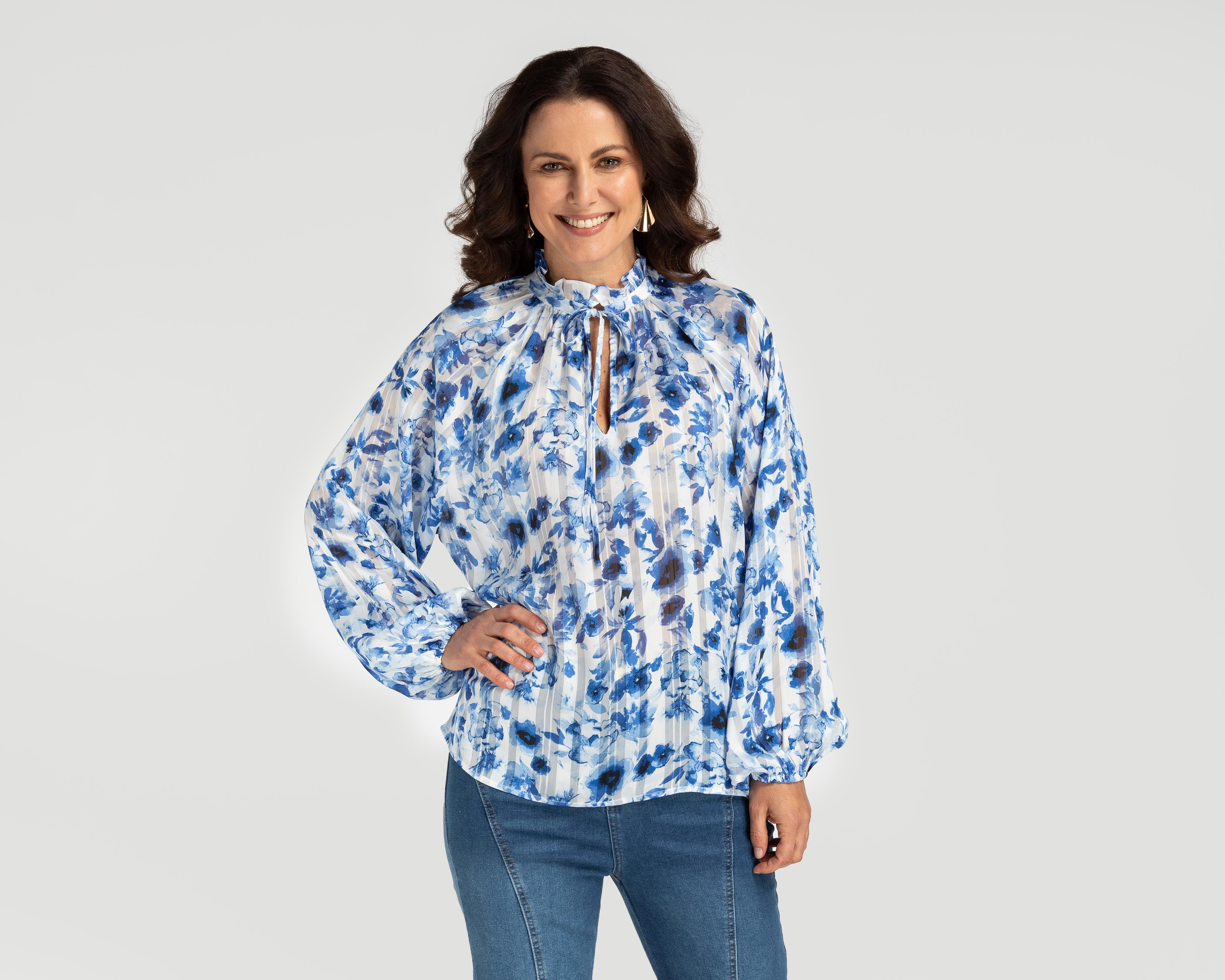 Foto 1 | Blusa Lady Sun Manga Larga para Mujer