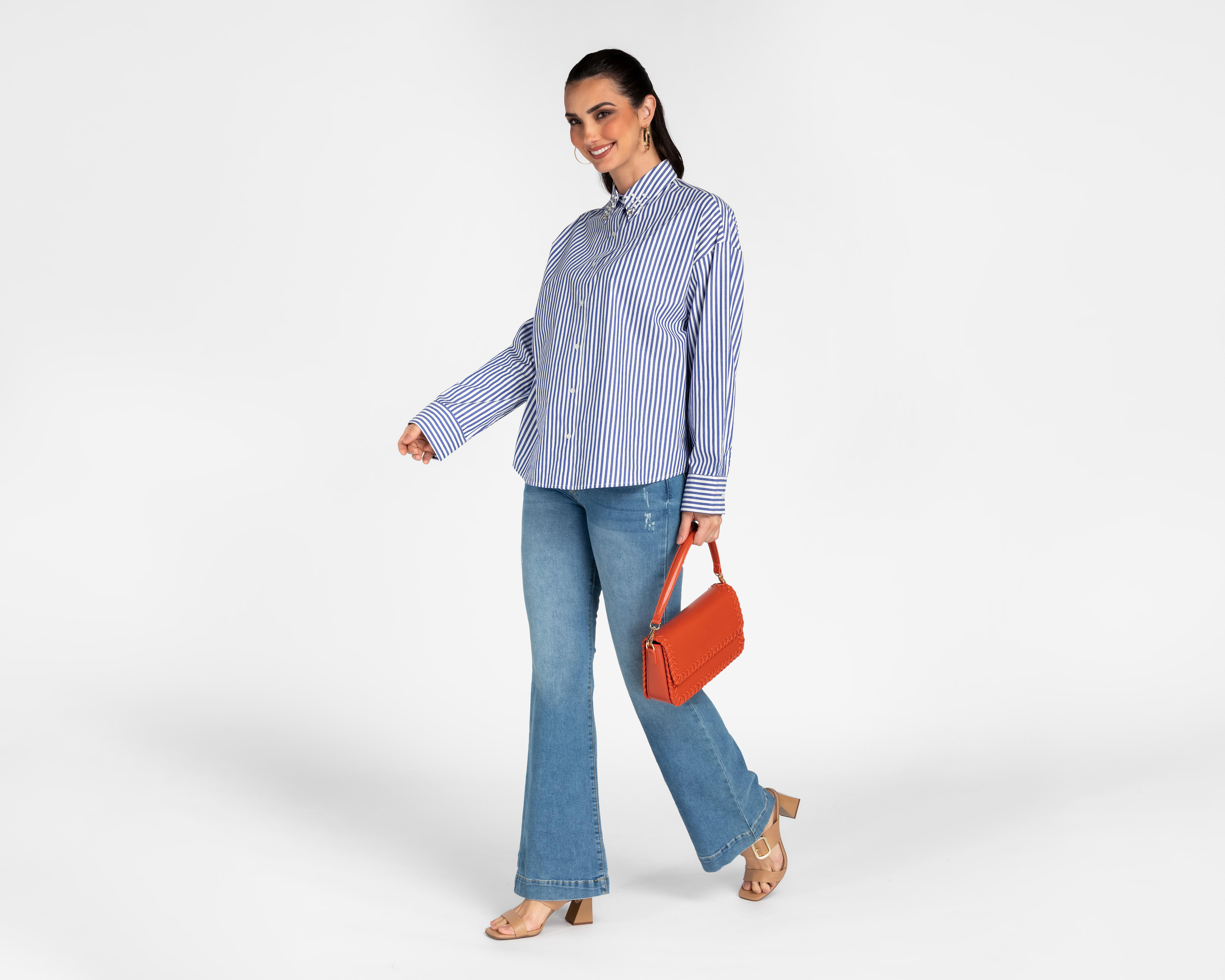 Foto 3 pulgar | Blusa Lady Sun con Pedrería para Mujer