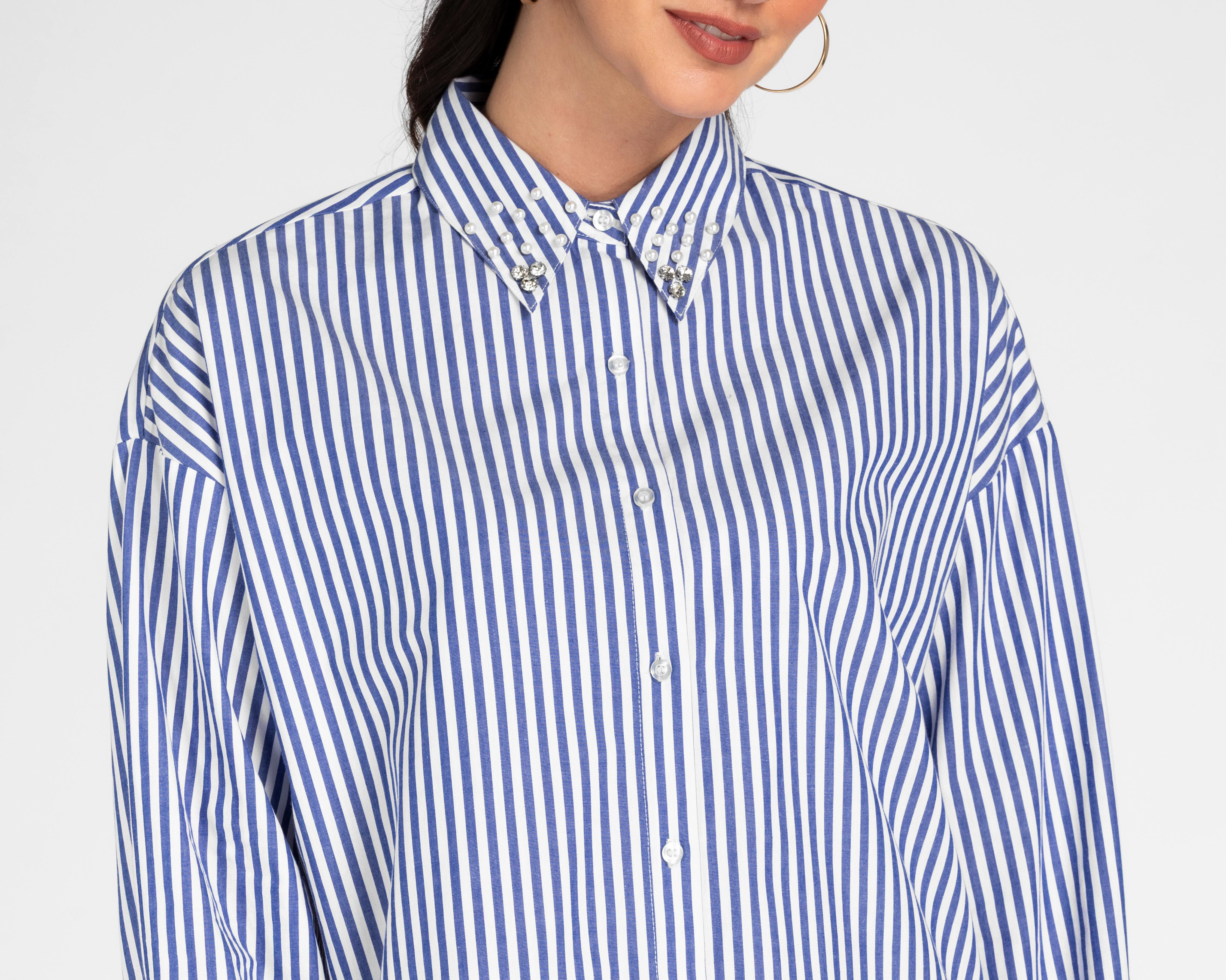 Foto 5 pulgar | Blusa Lady Sun con Pedrería para Mujer