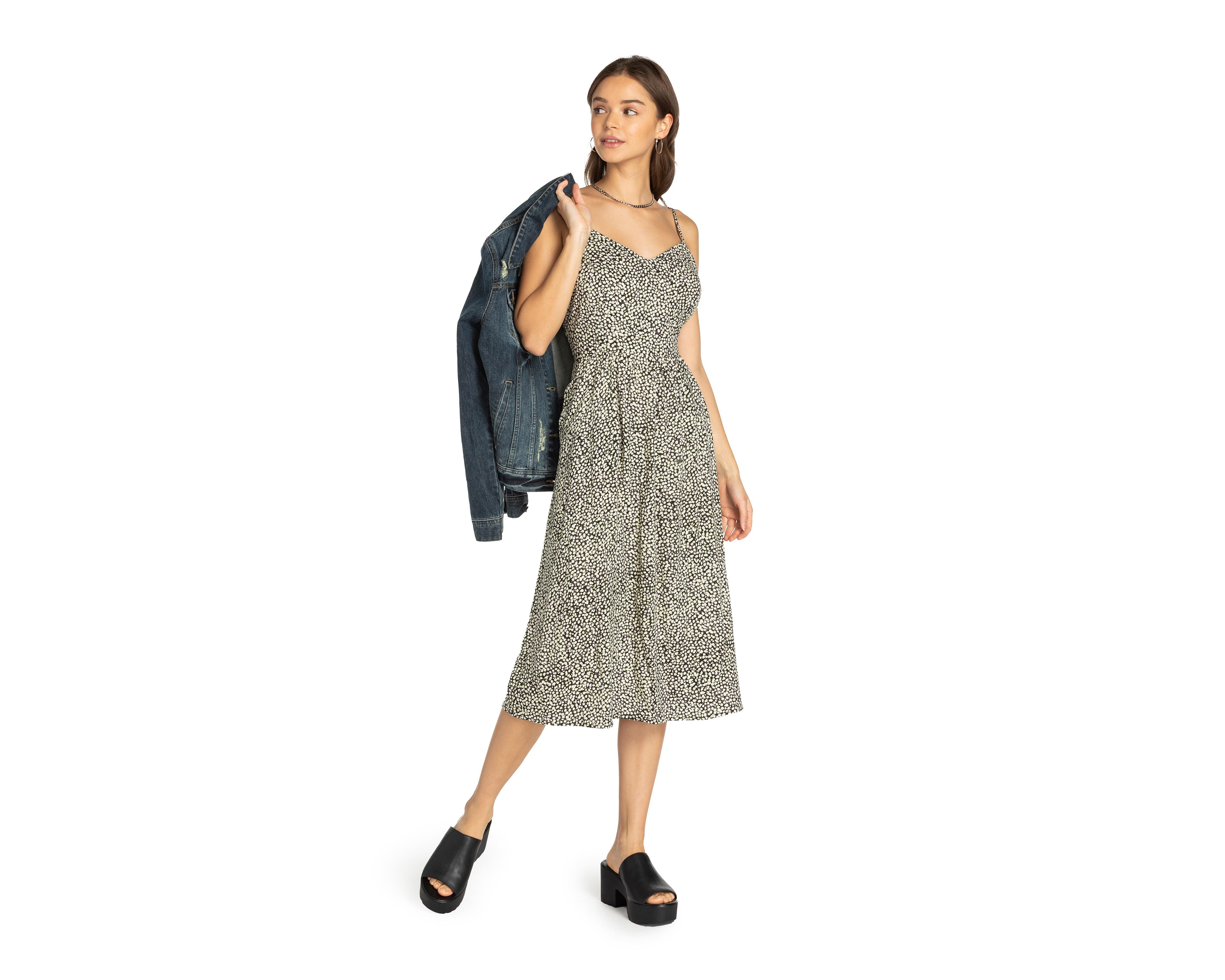 Foto 2 pulgar | Vestido 18 Forever Casual Estampado Floral con Tirantes