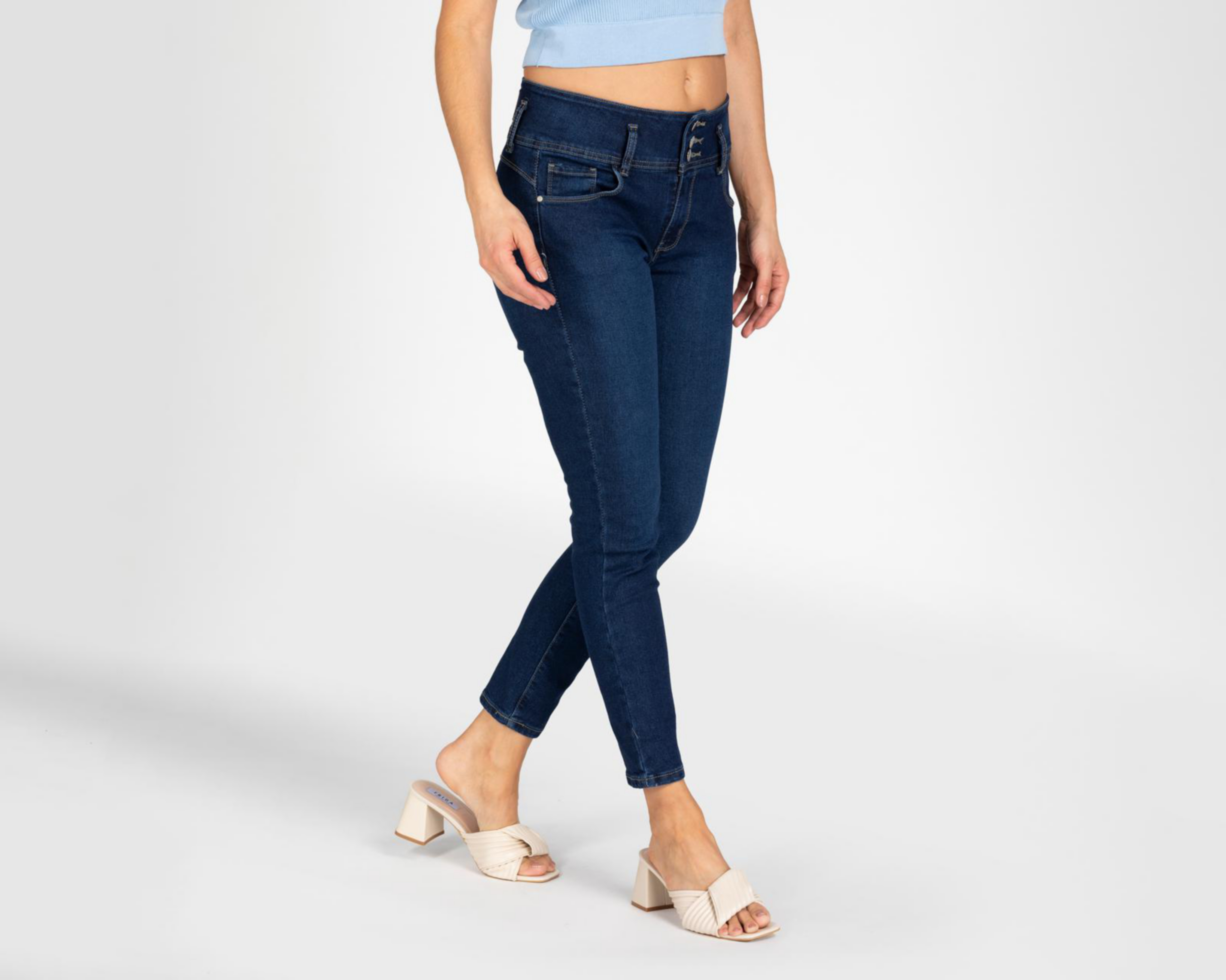 Foto 2 pulgar | Jeans Skinny Sahara para Mujer