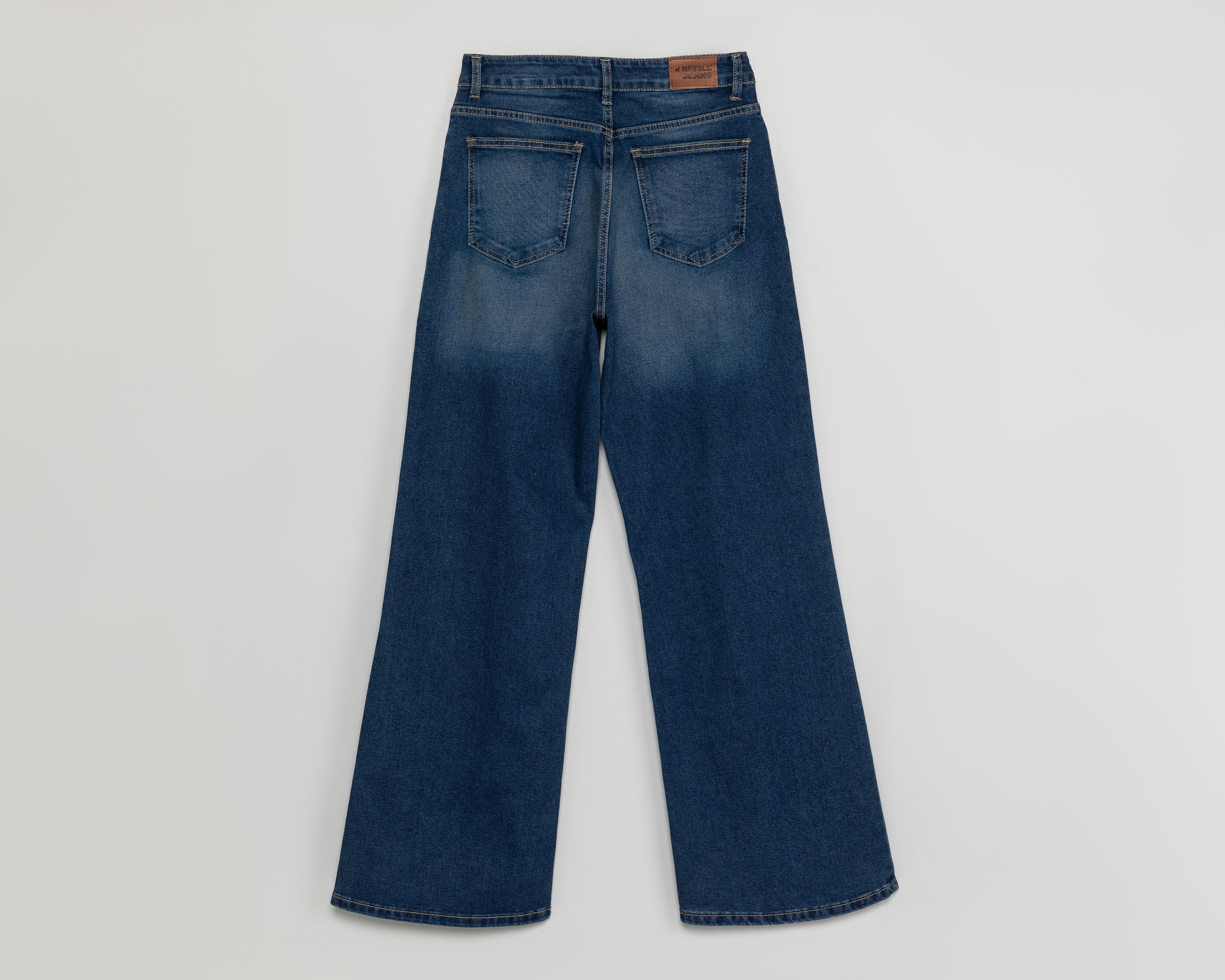 Foto 3 pulgar | Jeans Wide Leg Refill para Mujer