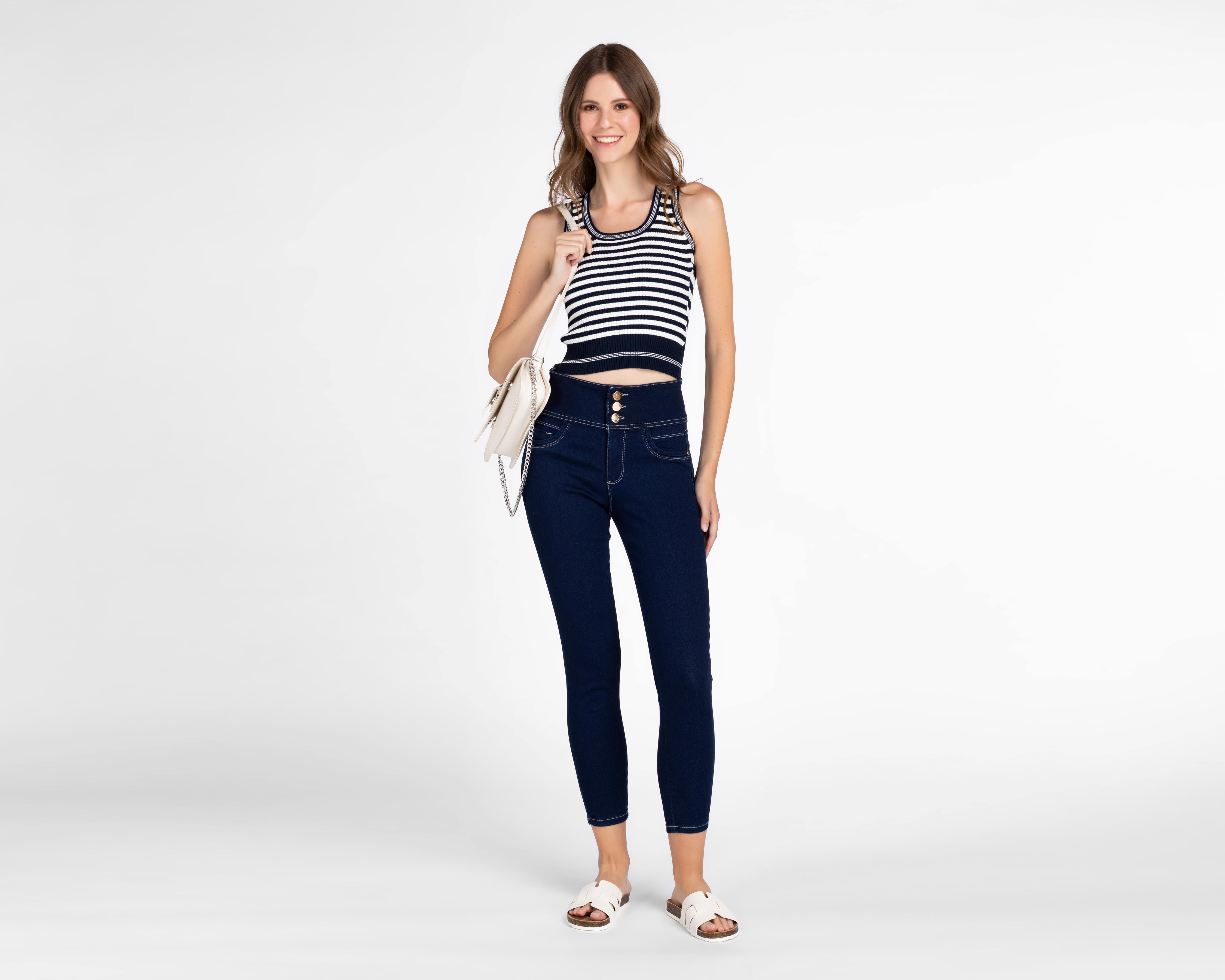 Foto 3 pulgar | Jeans Skinny Sahara para Mujer