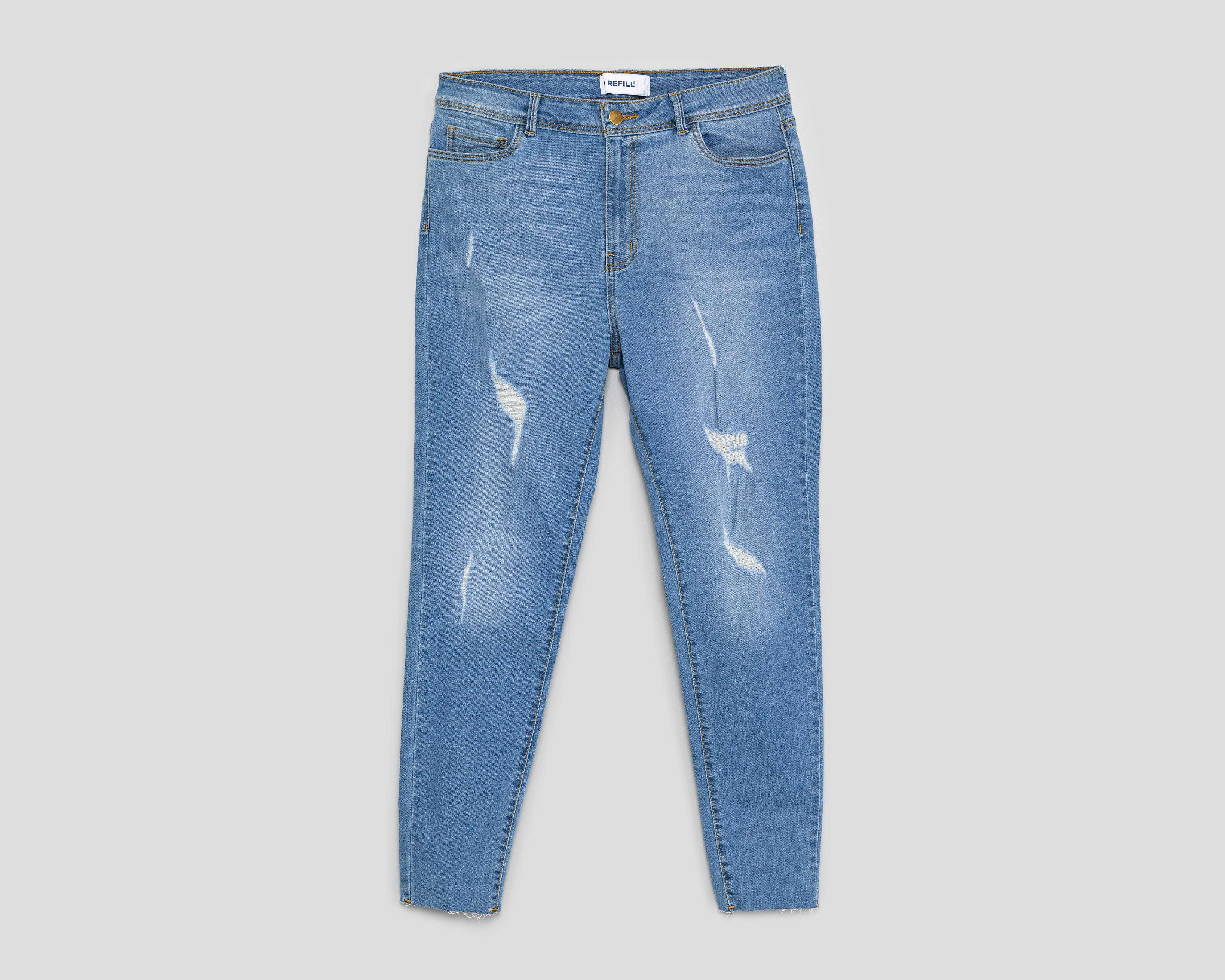 Foto 2 pulgar | Jeans Skinny Refill para Mujer
