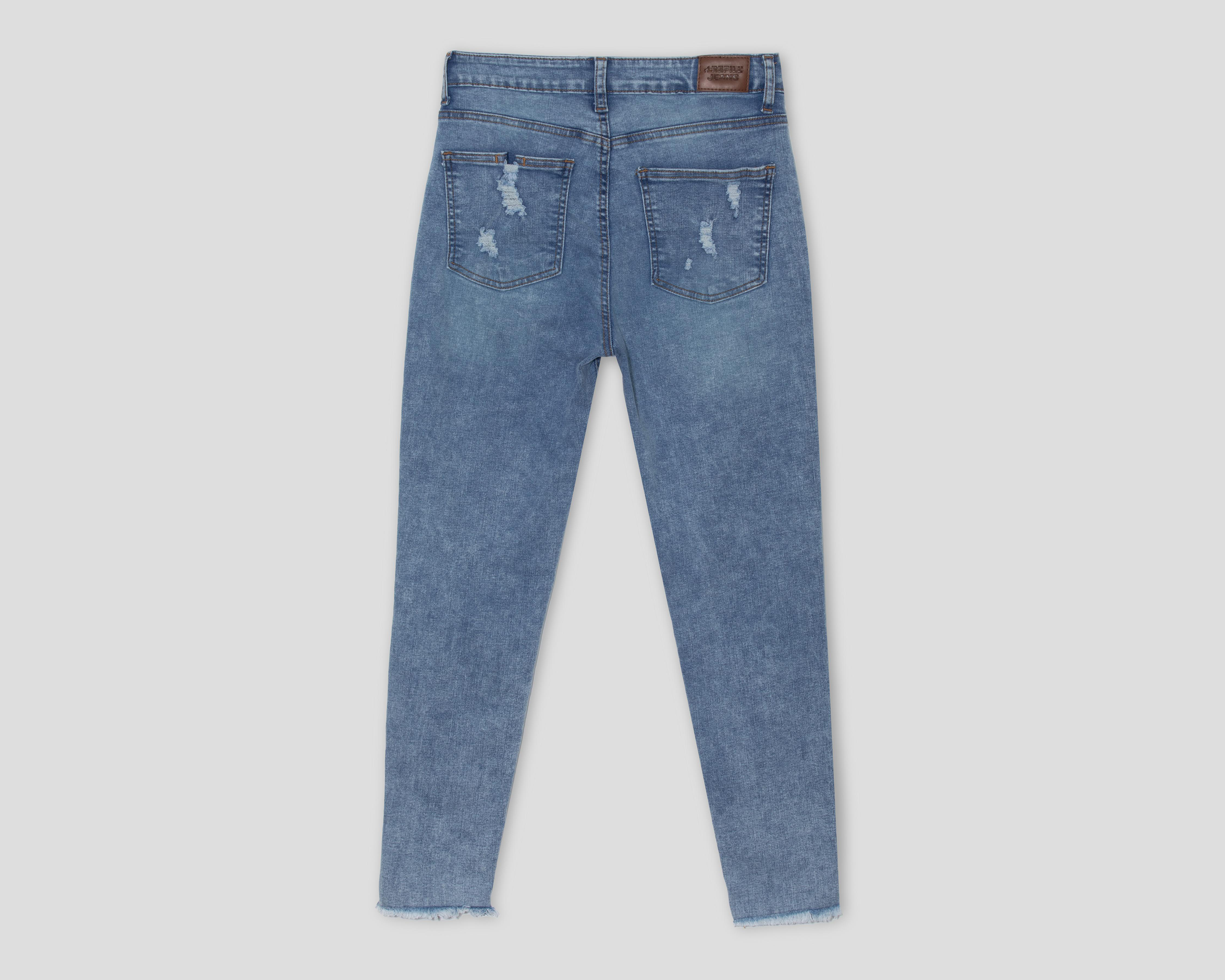 Foto 3 pulgar | Jeans Skinny Refill para Mujer