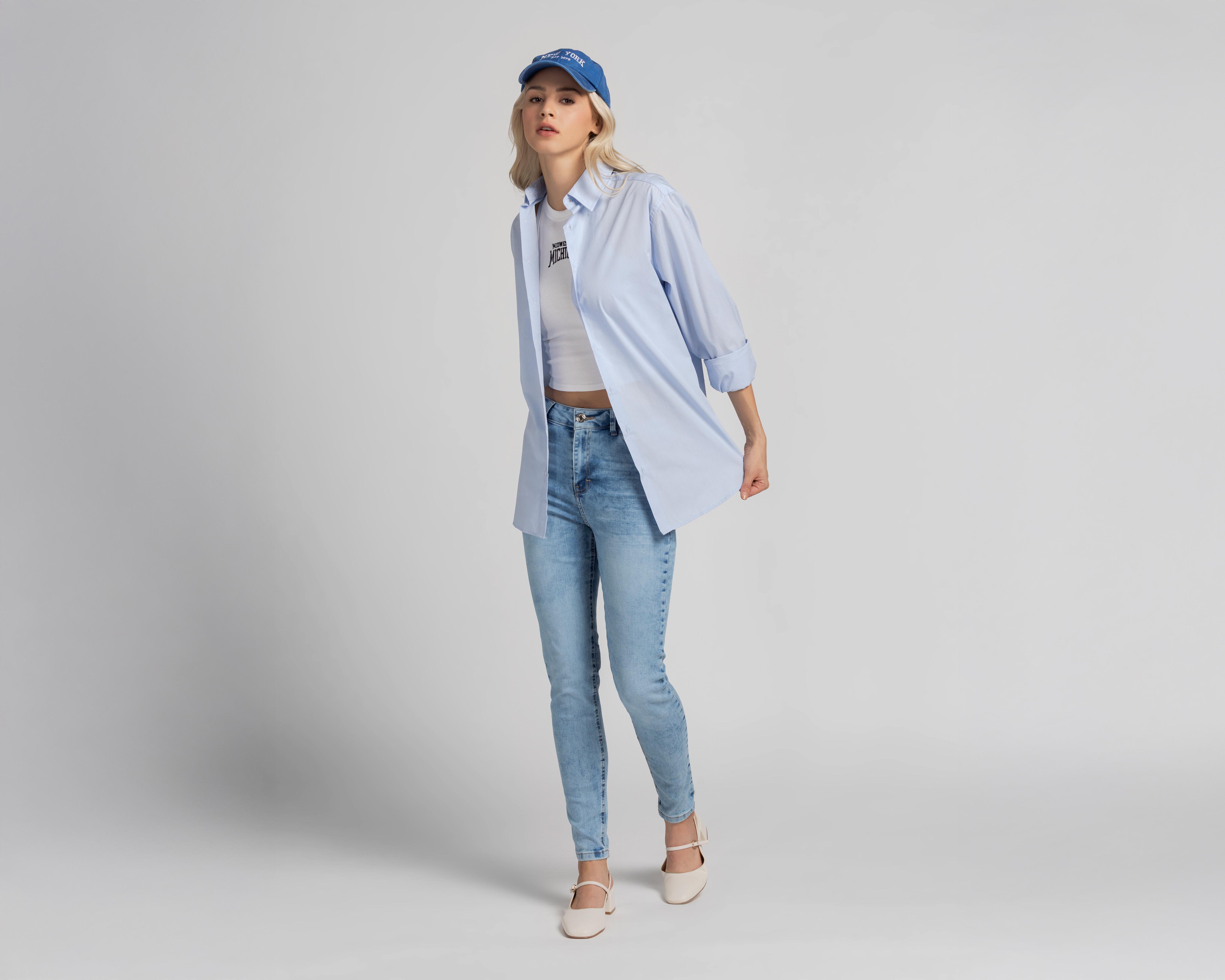 Foto 2 | Jeans Skinny Refill para Mujer
