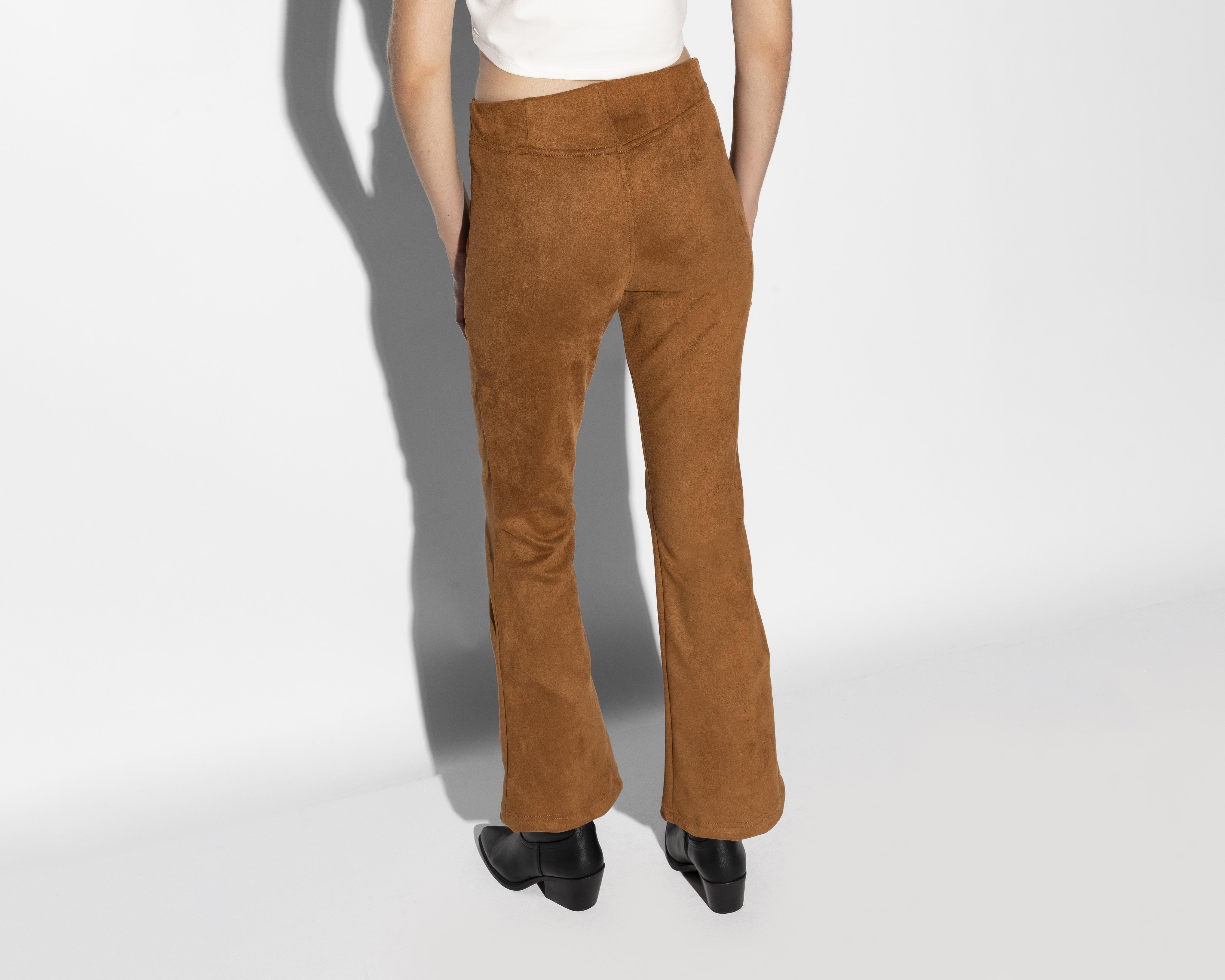 Foto 4 pulgar | Leggings Camel Strona para Mujer