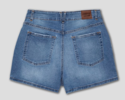 Foto 2 | Short Refill con Botones para Mujer
