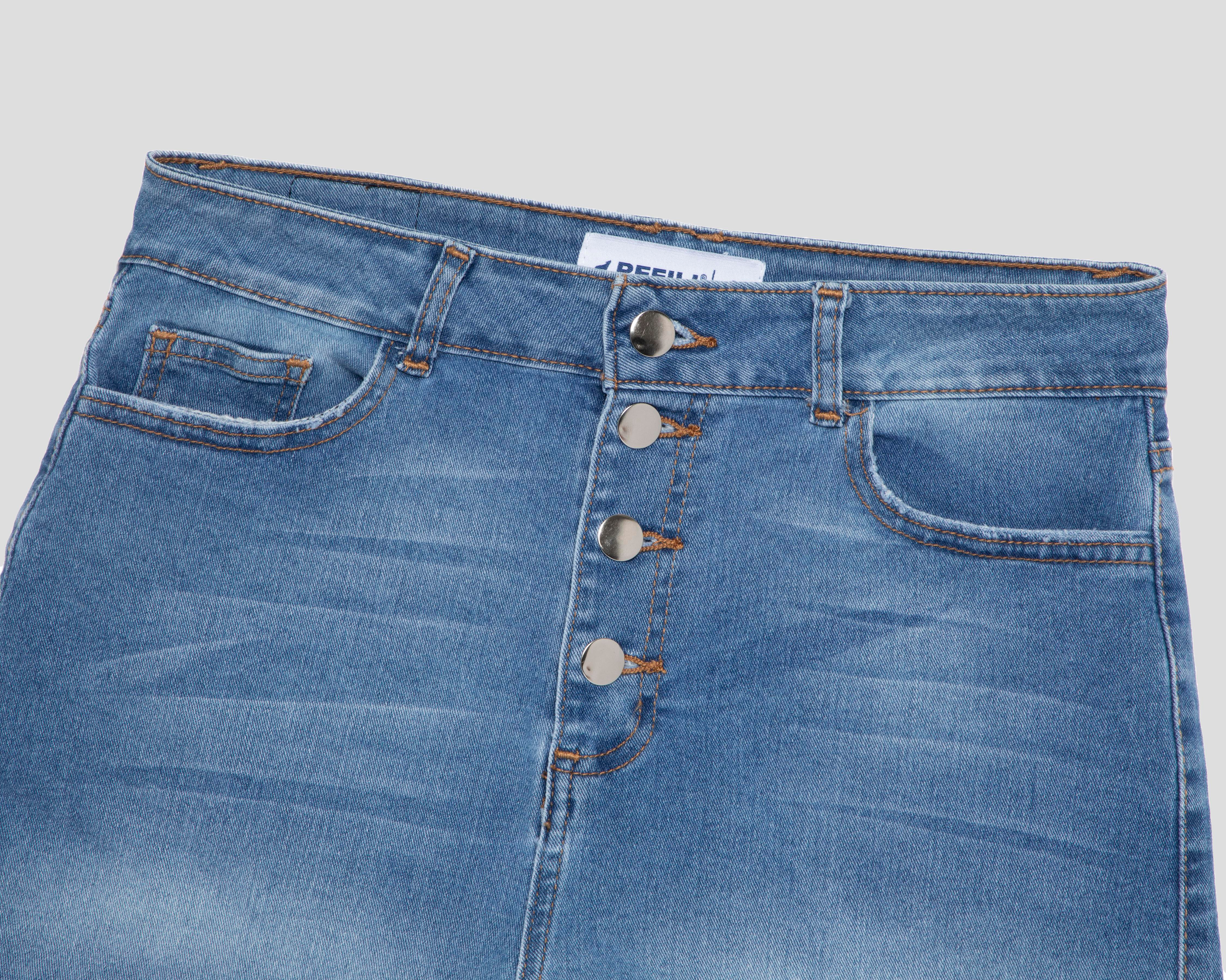 Foto 3 | Short Refill con Botones para Mujer