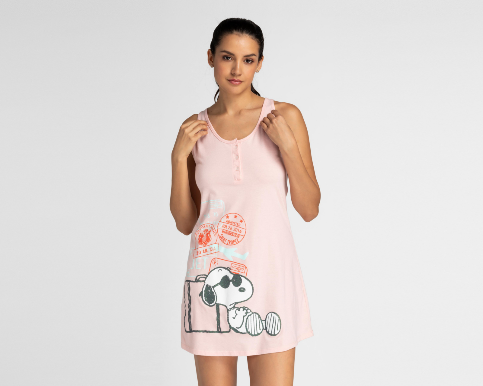 Foto 2 | Camisón Snoopy para Mujer