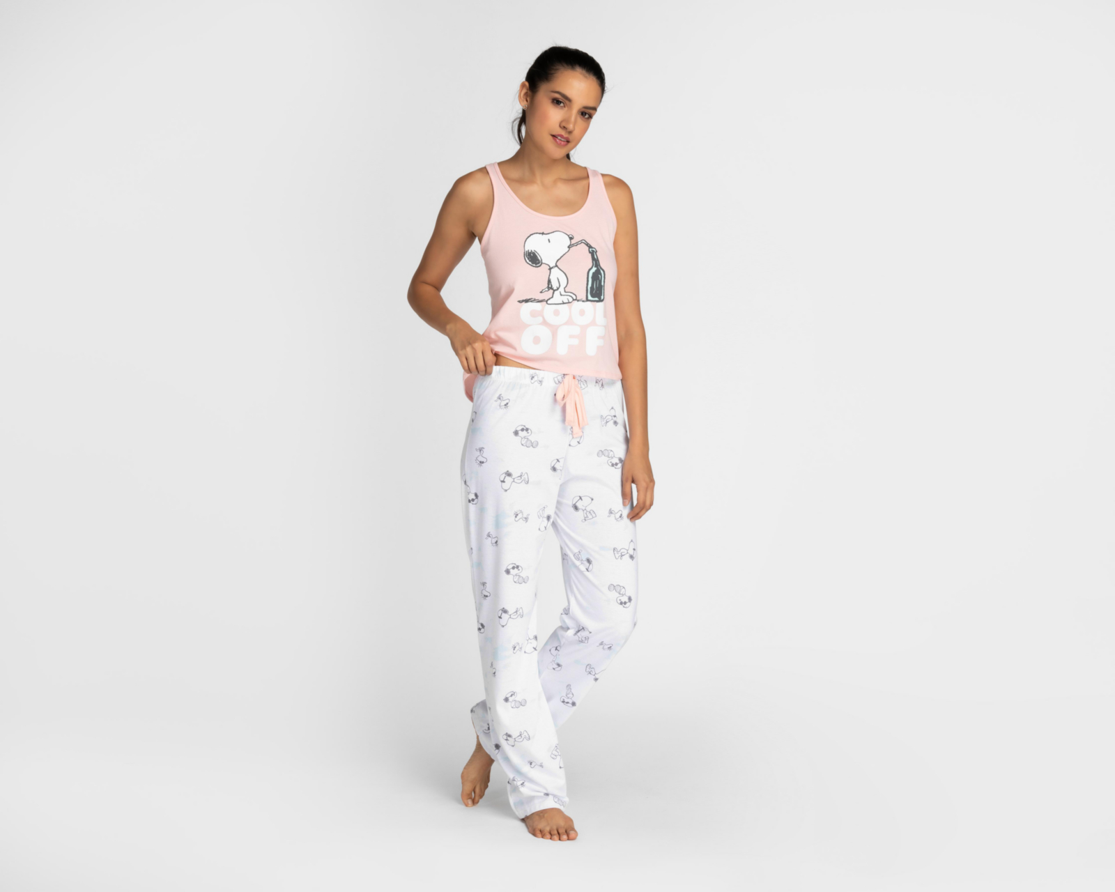 Foto 1 | Pijama Peanuts para Mujer