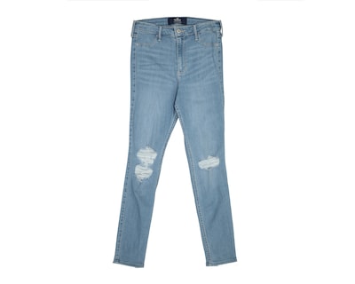 Foto 1 | Jeans Hollister Skinny Fit con Destrucciones