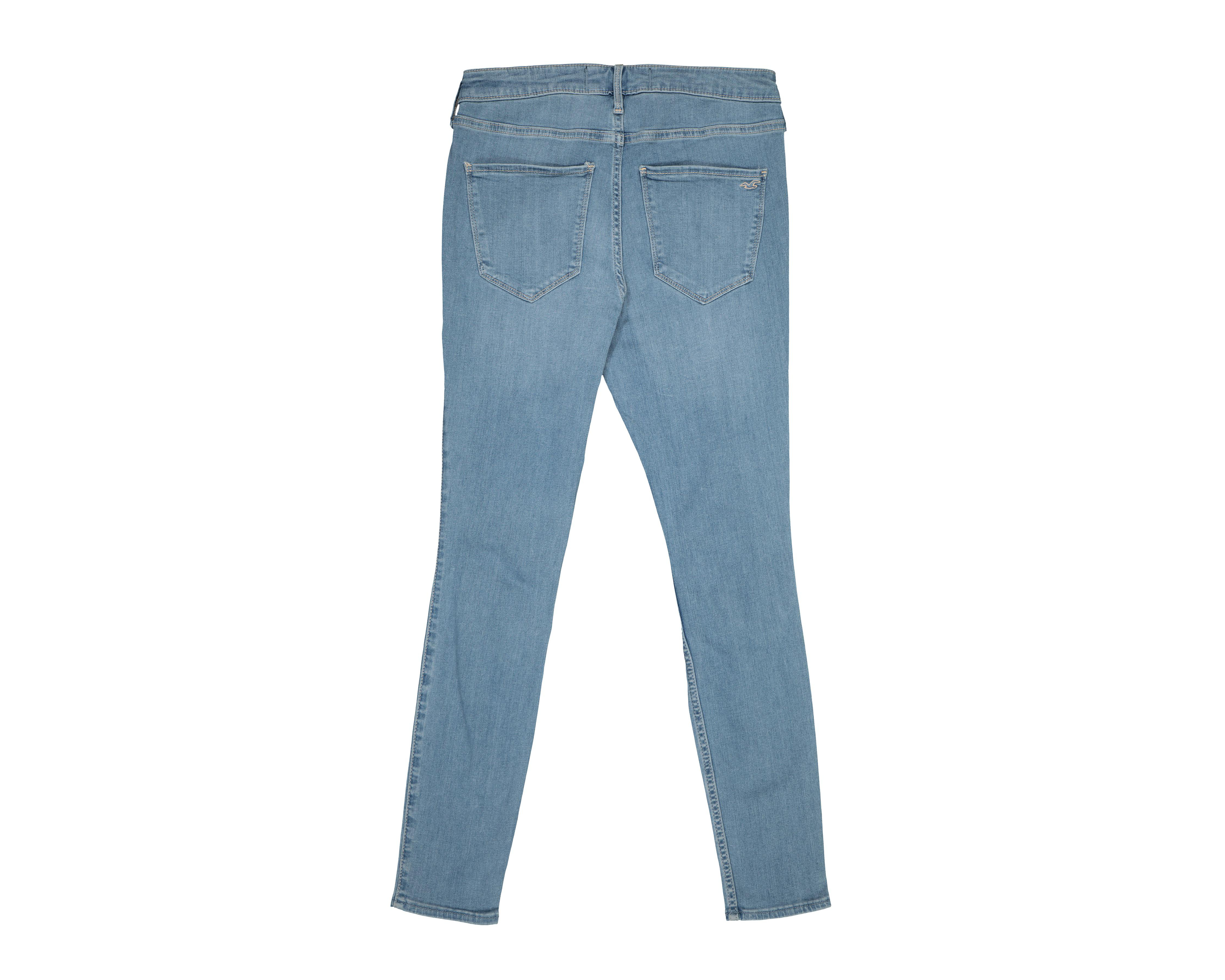Foto 3 pulgar | Jeans Hollister Skinny Fit con Destrucciones