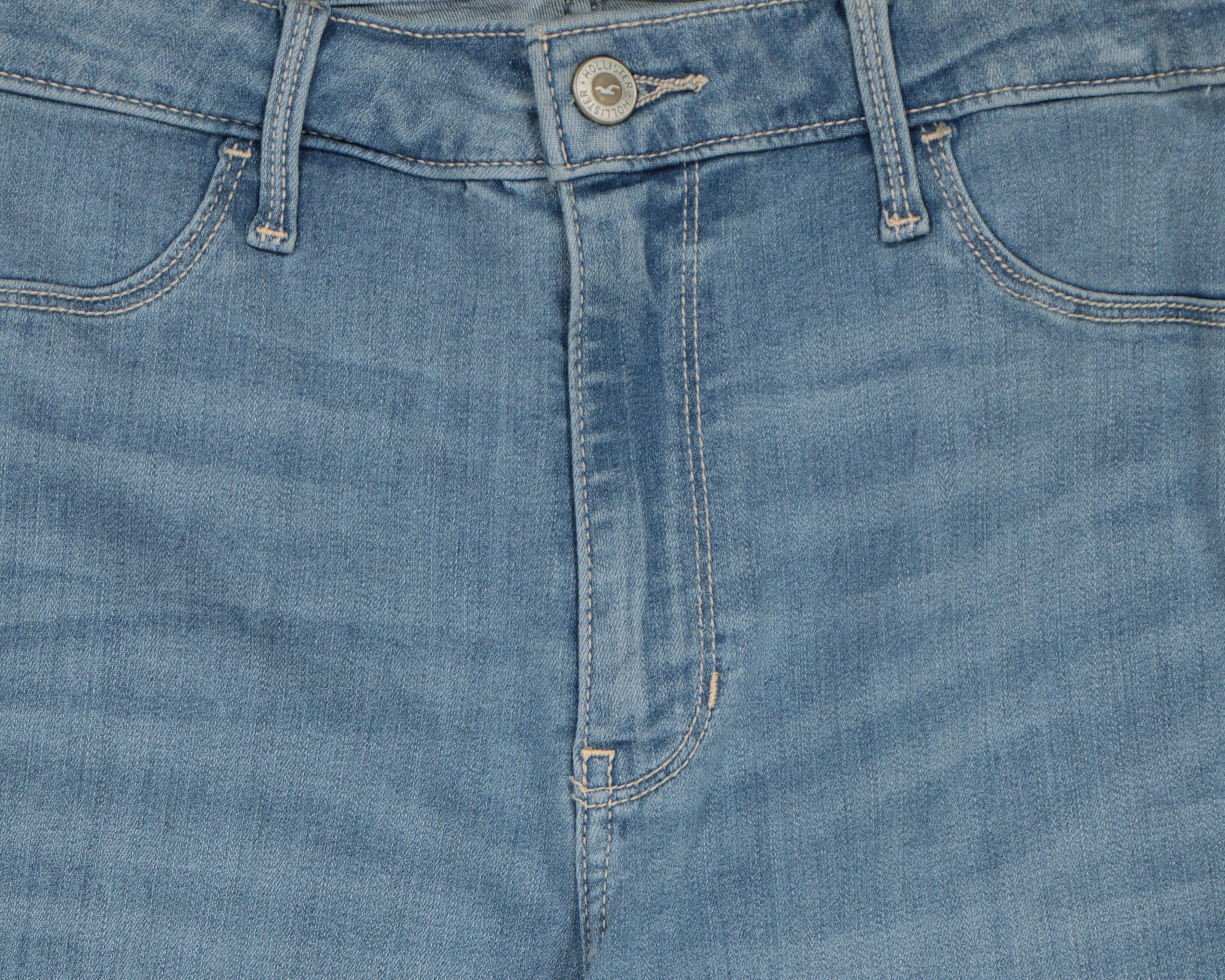Foto 4 pulgar | Jeans Hollister Skinny Fit con Destrucciones