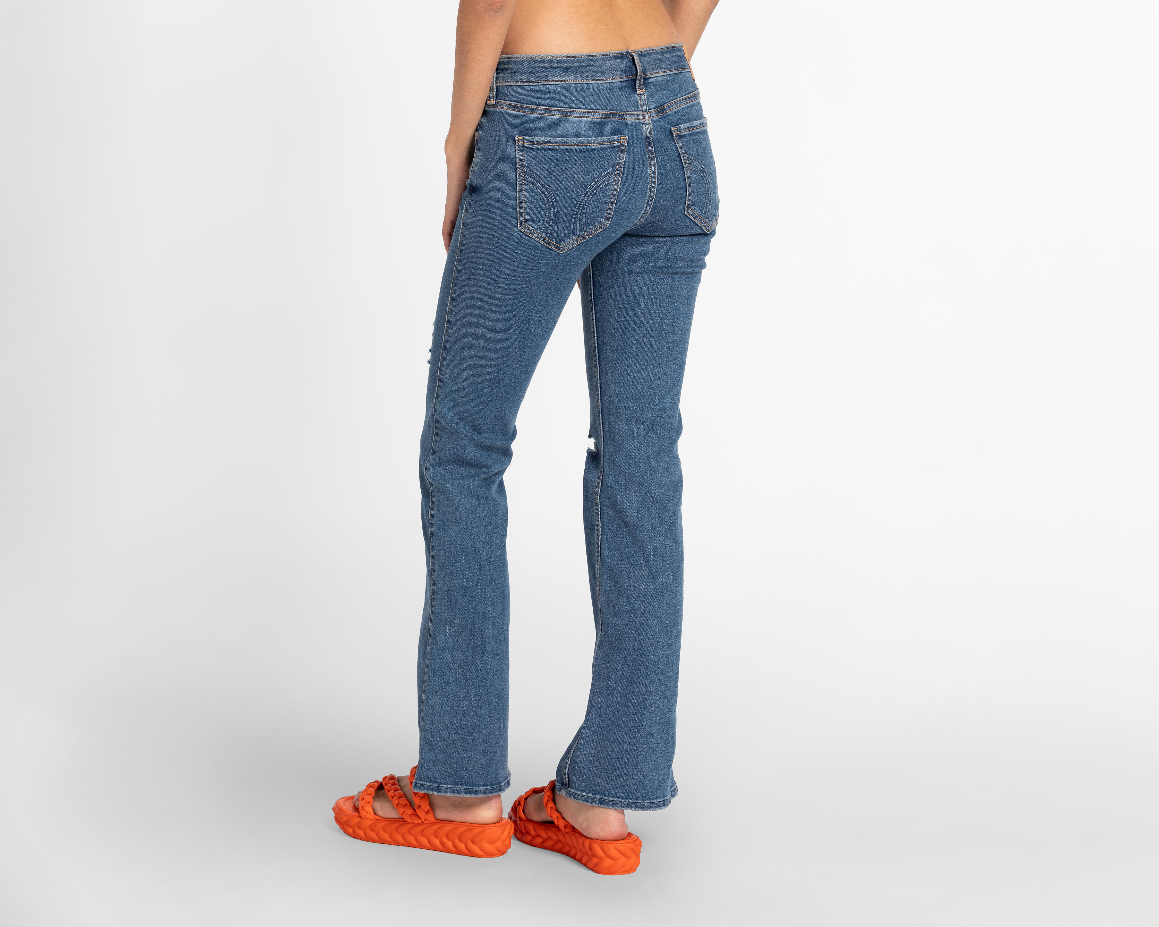 Foto 3 pulgar | Jeans Skinny Hollister para Mujer