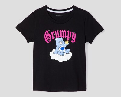 Foto 1 | Playera Care Bears Negra para Mujer