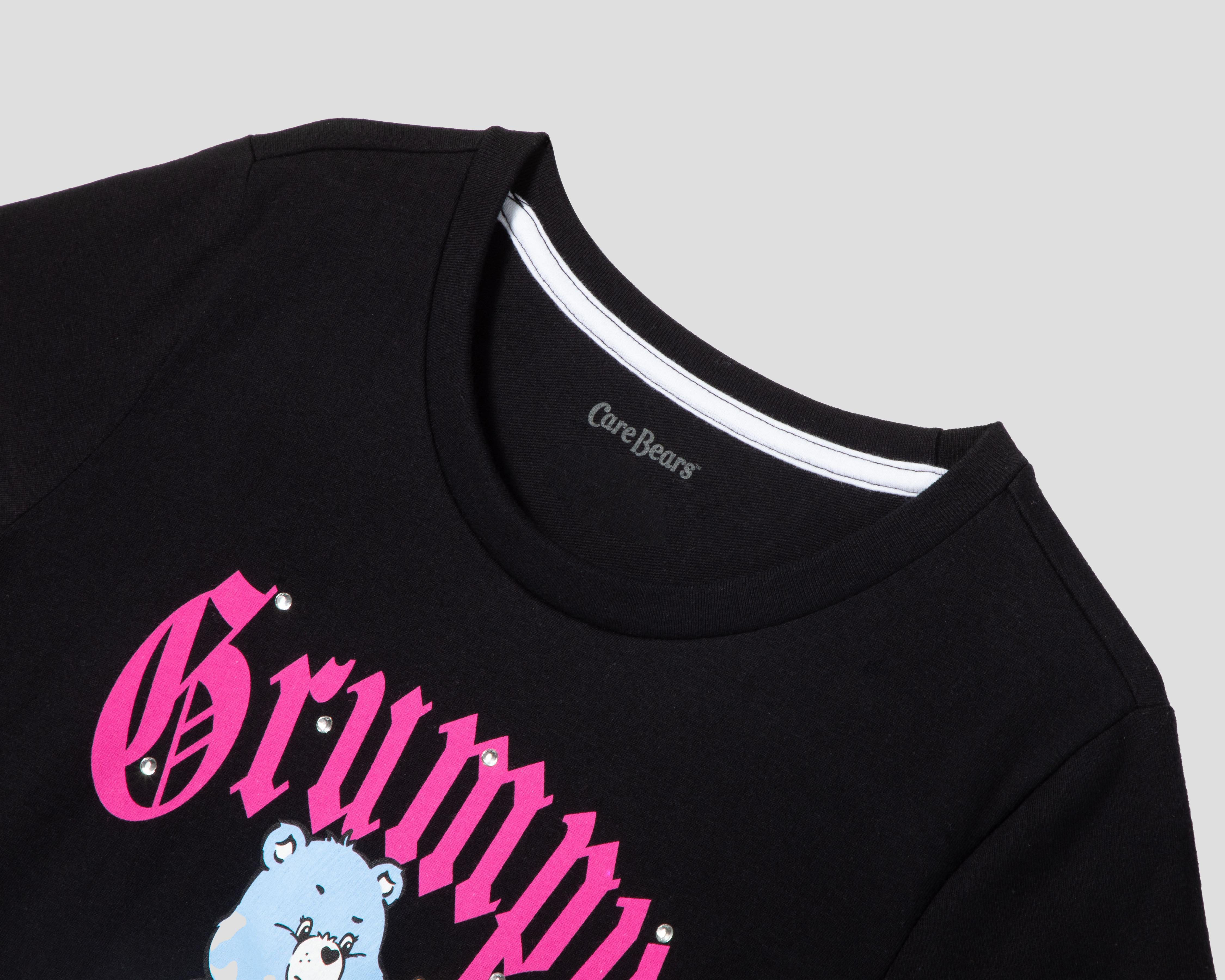 Foto 3 | Playera Care Bears Negra para Mujer