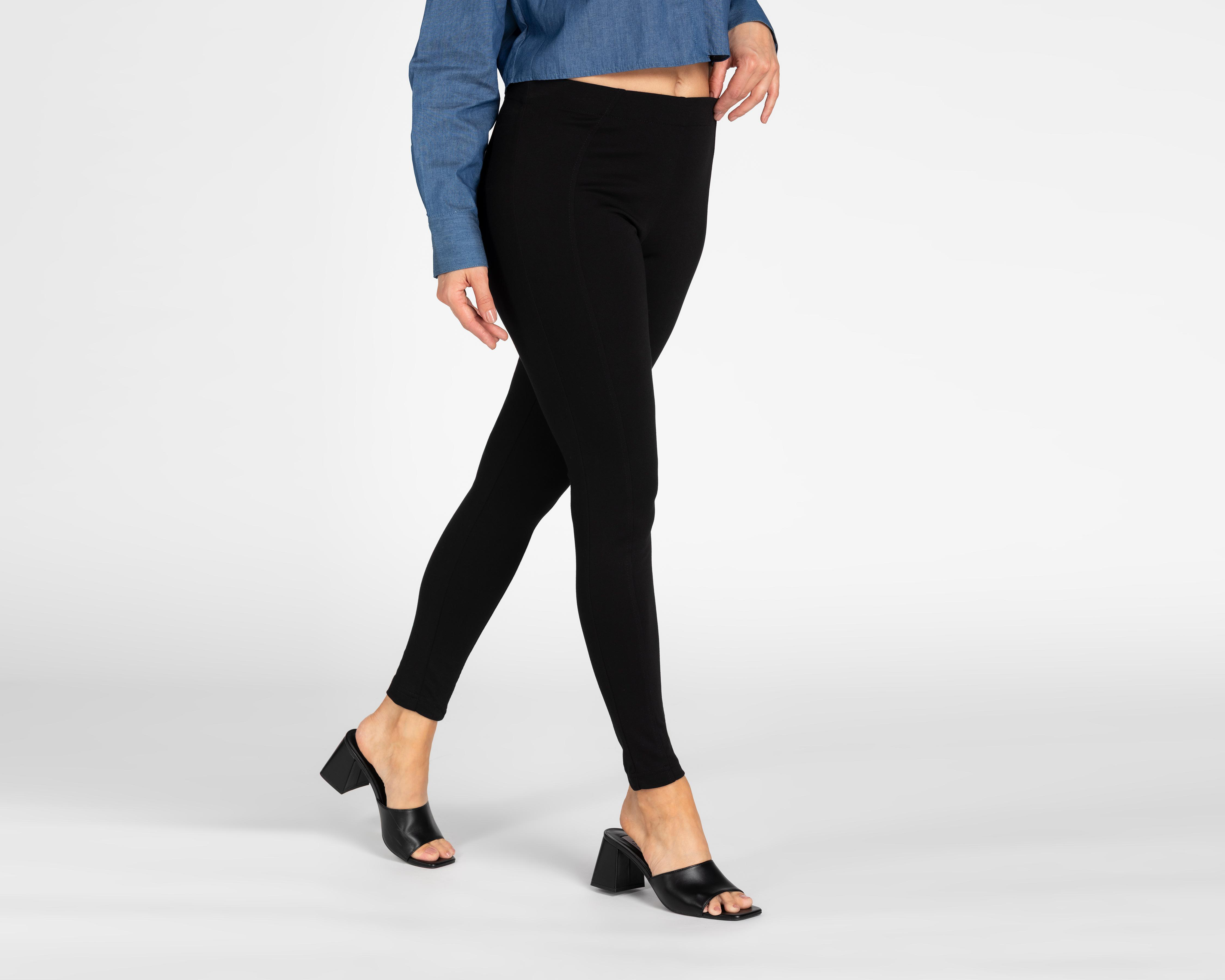 Foto 2 pulgar | Leggings Negros Sahara para Mujer