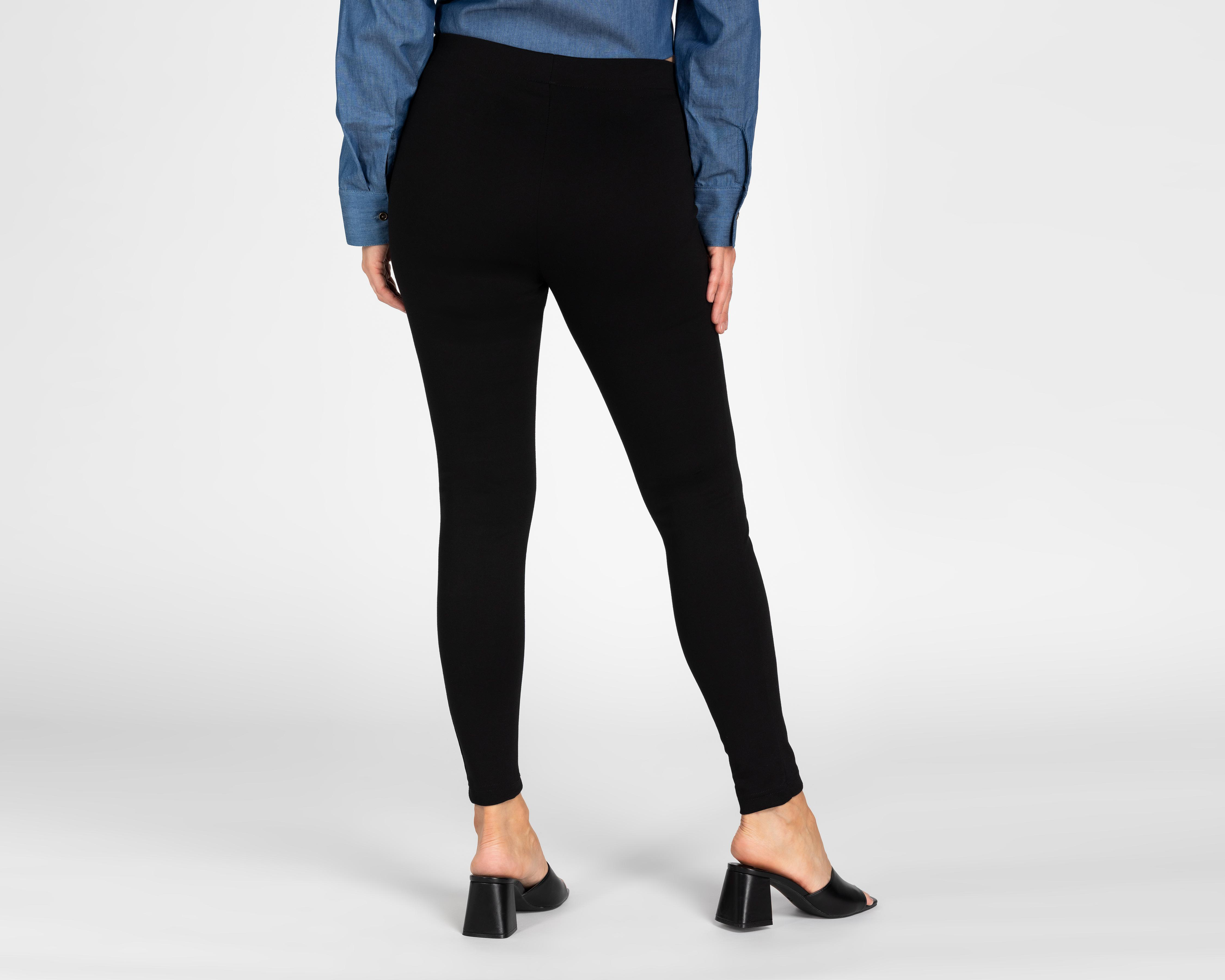Foto 4 pulgar | Leggings Negros Sahara para Mujer