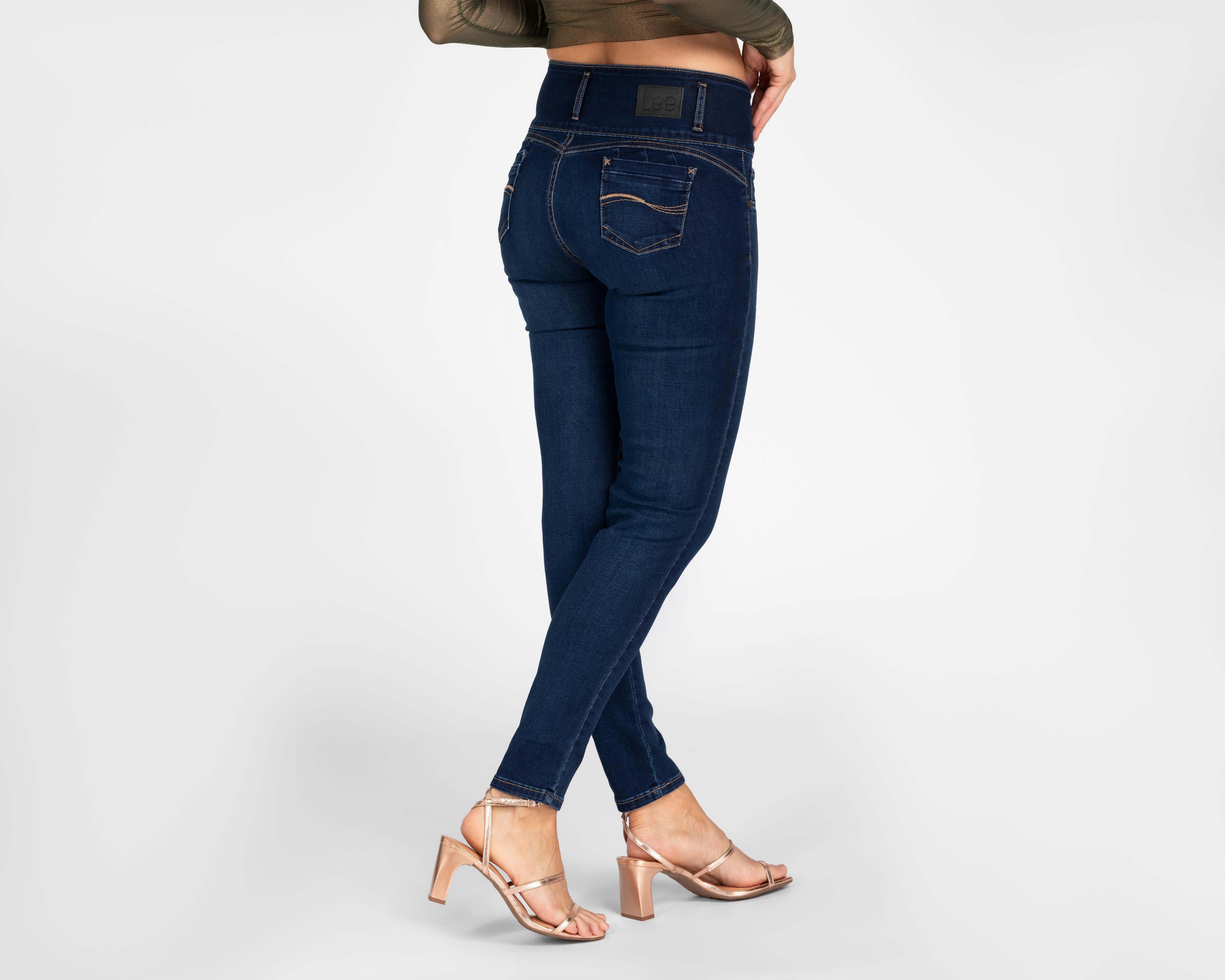 Foto 3 | Jeans Skinny Lee para Mujer