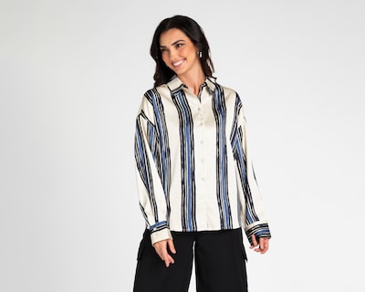 Foto 1 | Camisa Sahara Manga Larga para Mujer