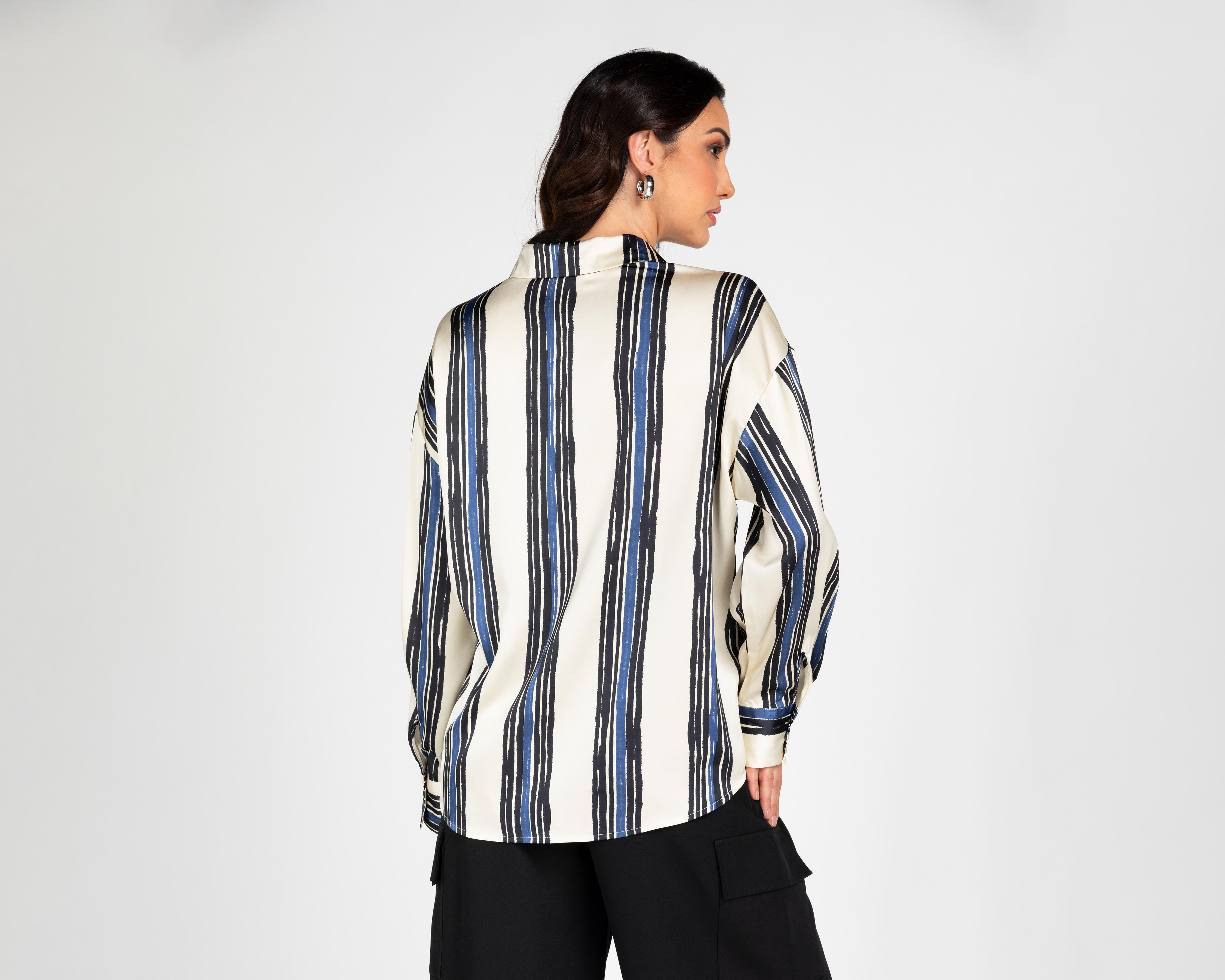 Foto 4 pulgar | Camisa Sahara Manga Larga para Mujer