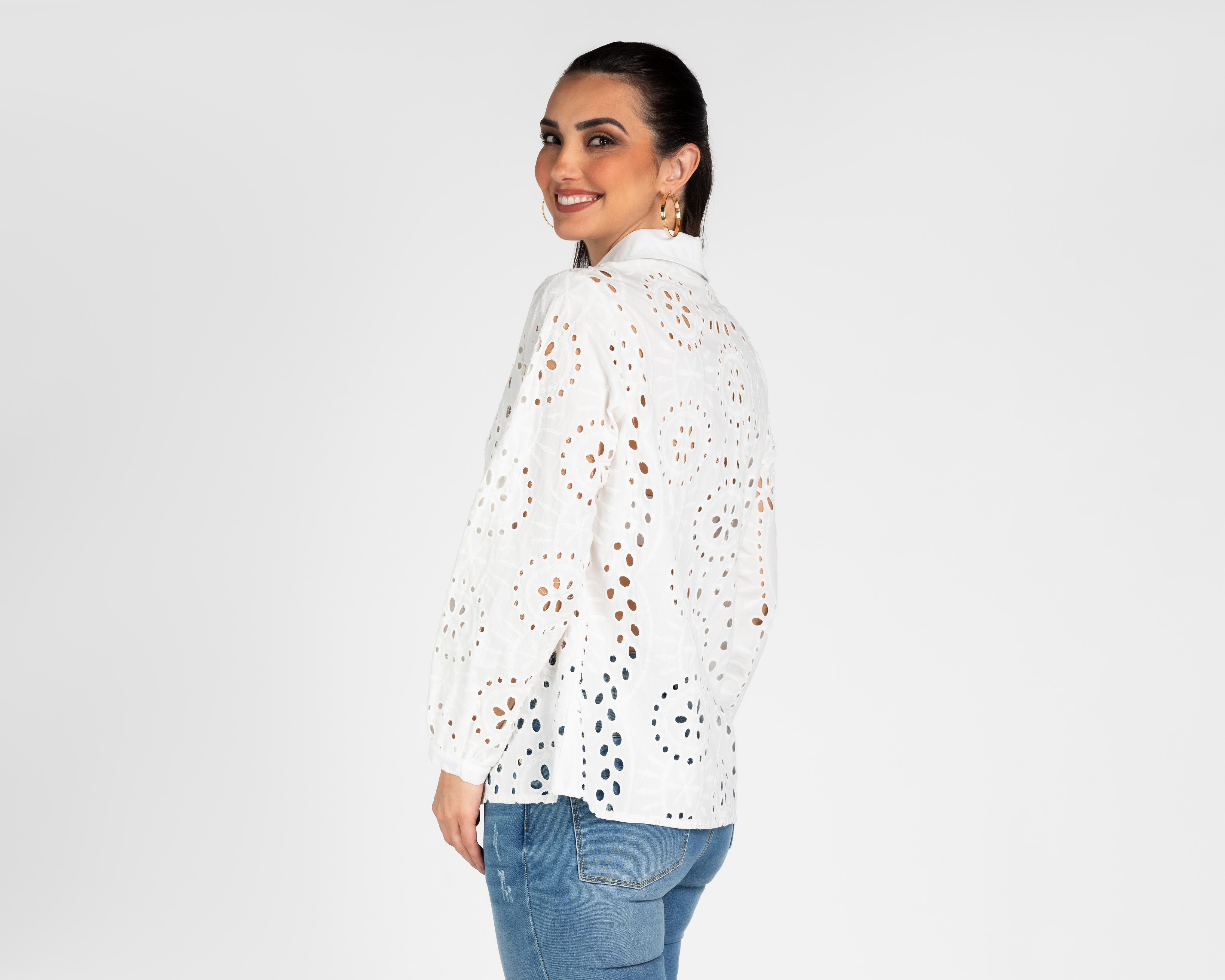 Foto 3 | Blusa Lady Sun con Corte Láser para Mujer