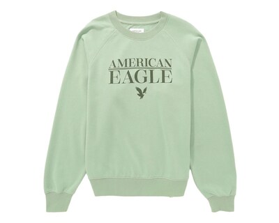 Foto 3 | Sudadera Verde American Eagle para Mujer