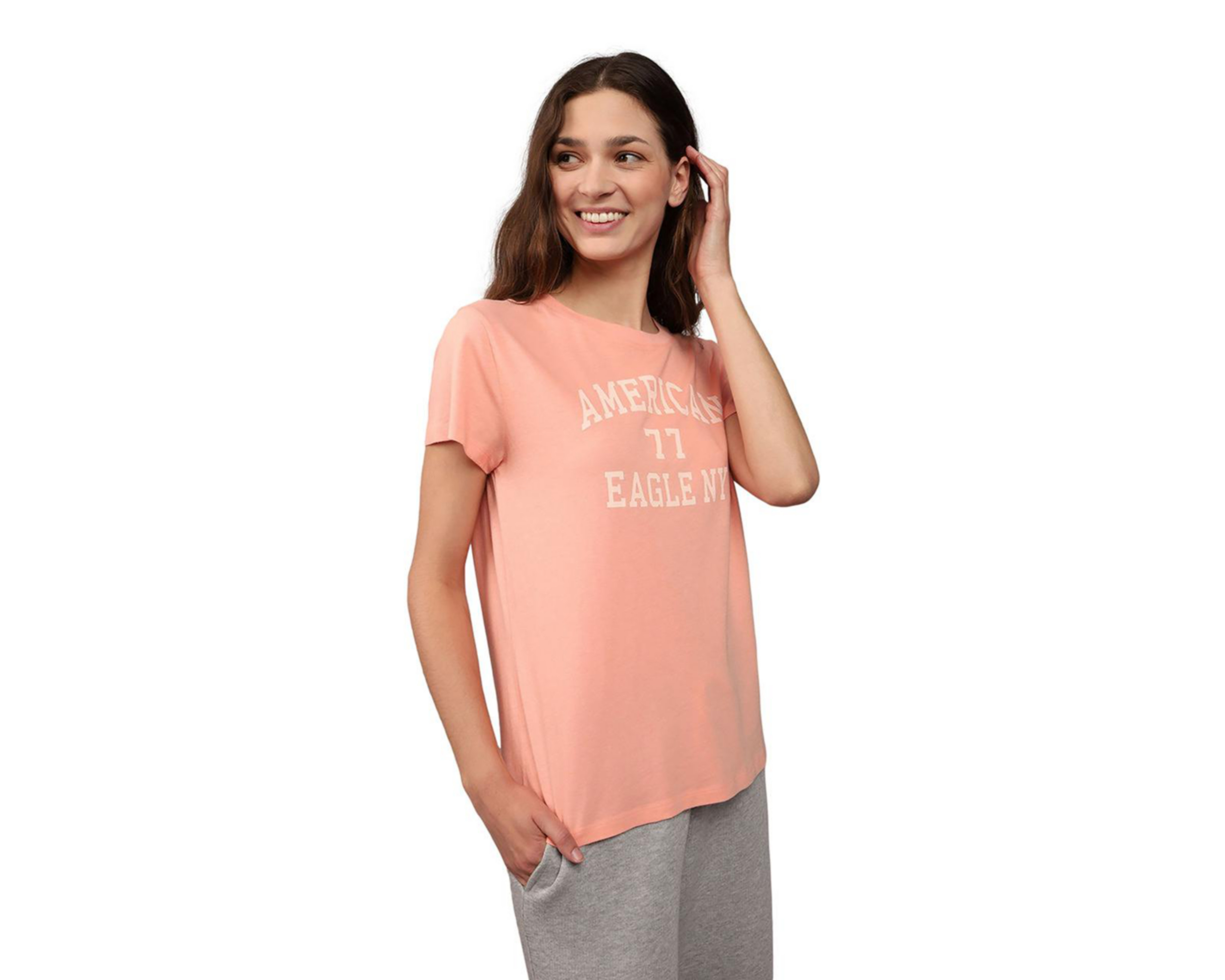 Playera American Eagle Manga Corta para Mujer