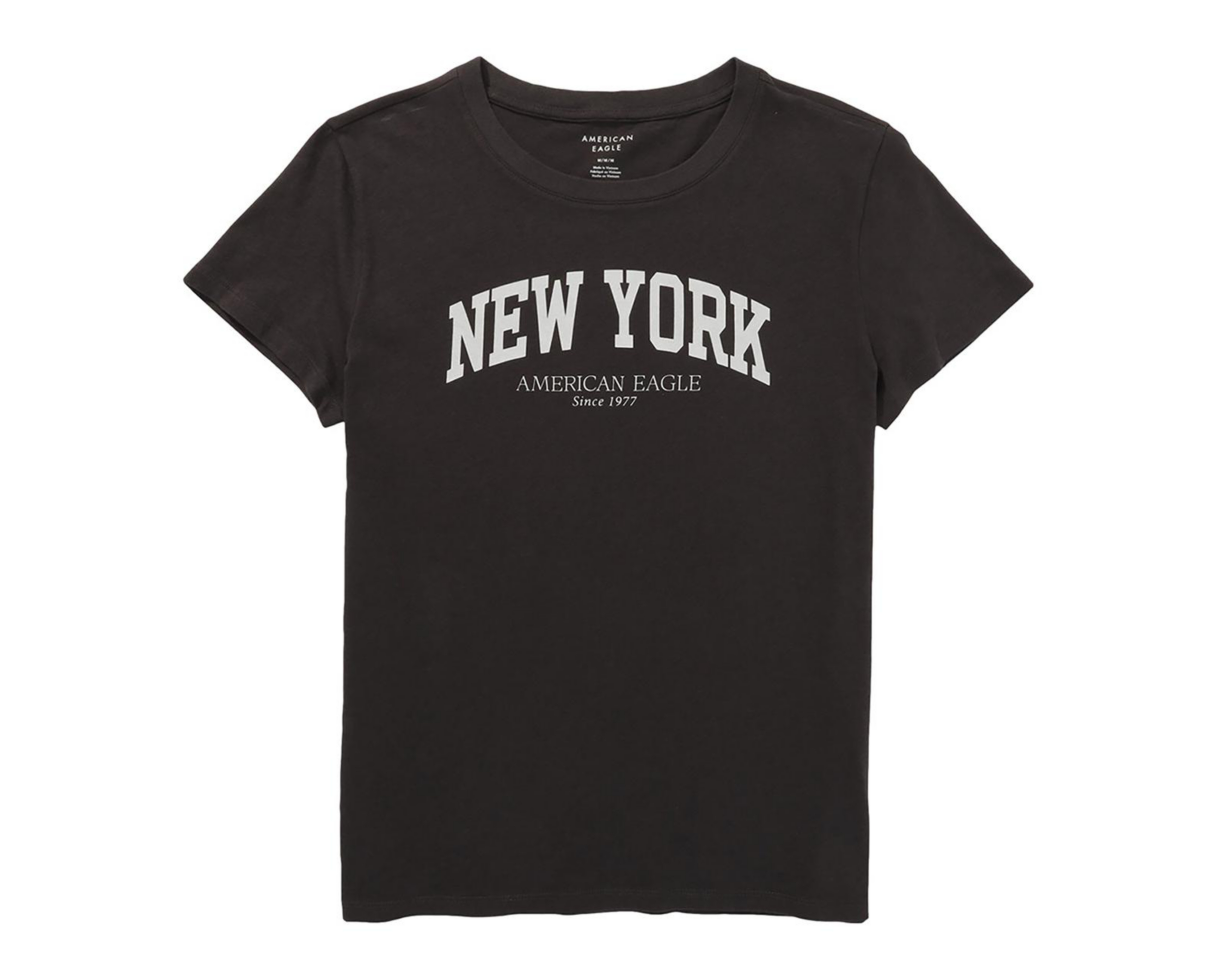 Foto 4 pulgar | Playera American Eagle Manga Corta para Mujer