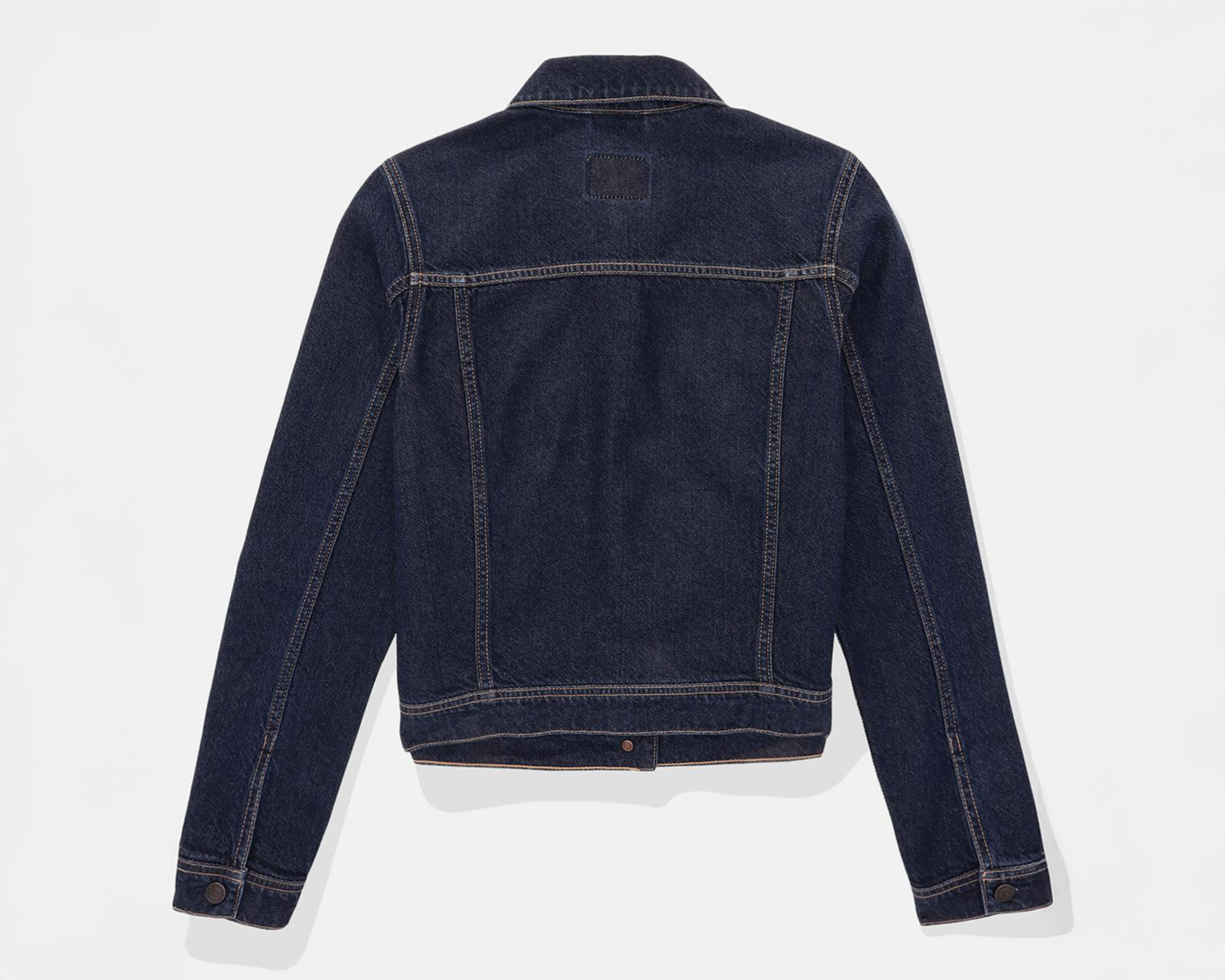 Foto 4 | Chamarra de Mezclilla Azul American Eagle para Mujer