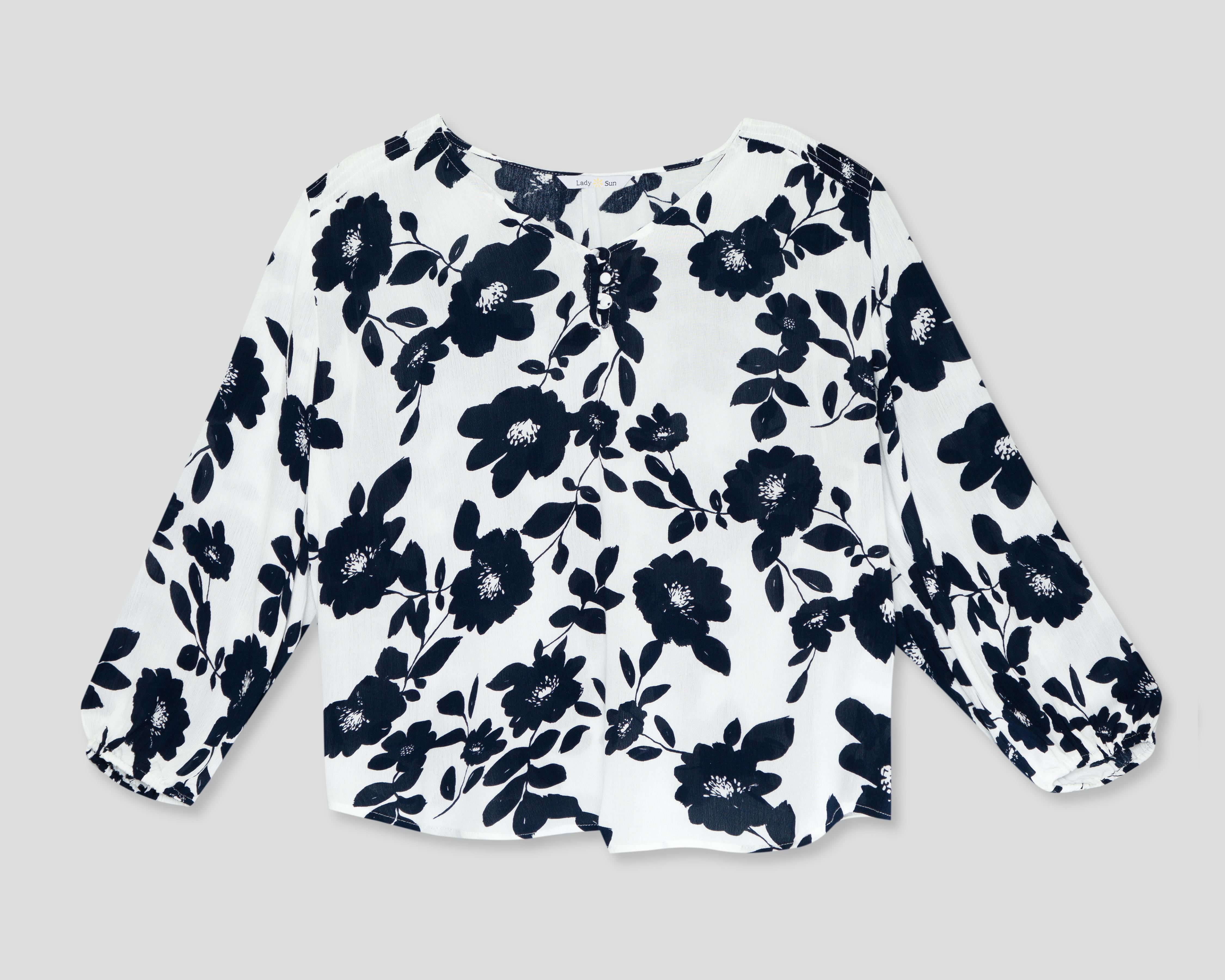 Foto 2 pulgar | Blusa Estampada Lady Sun para Mujer