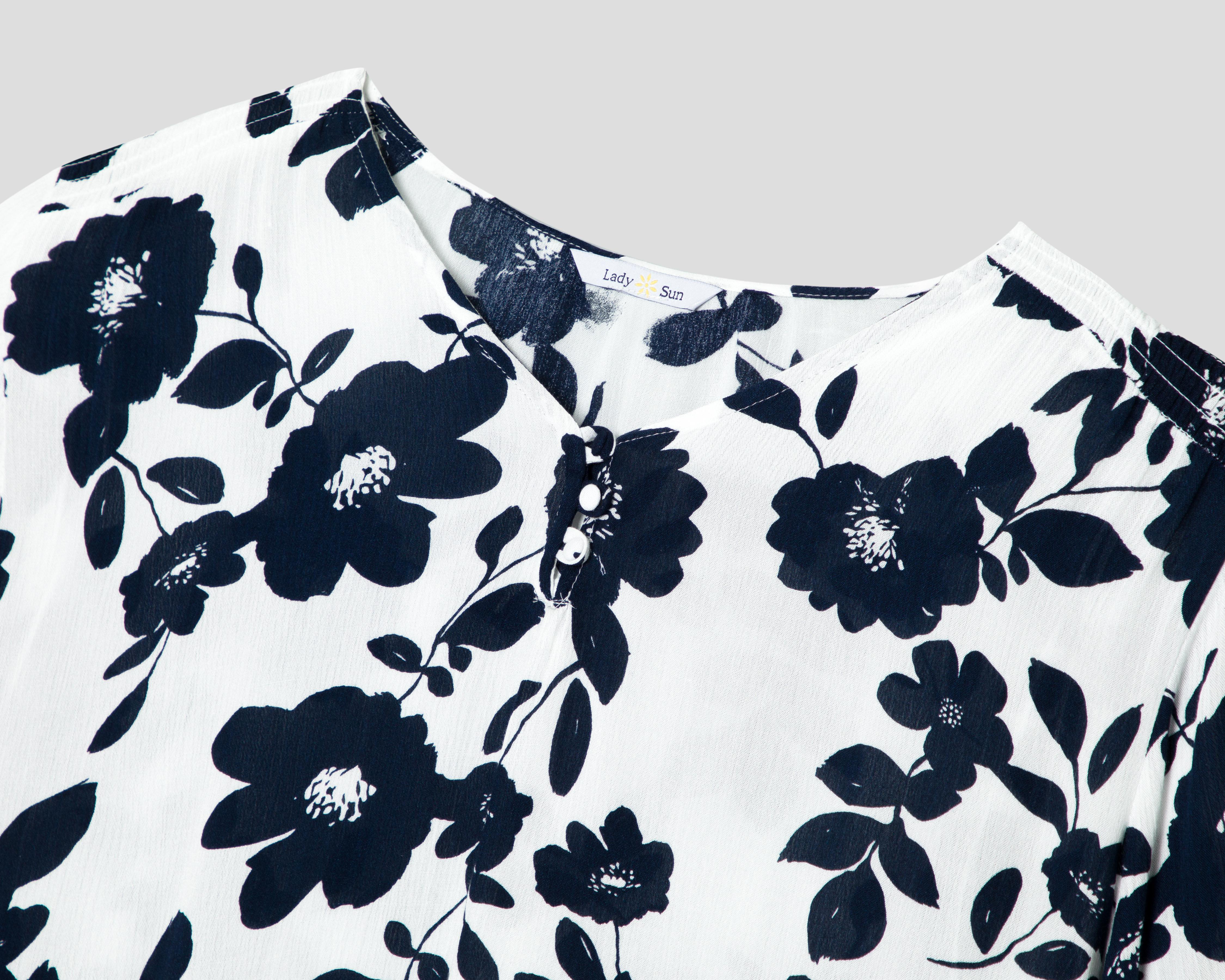 Foto 4 pulgar | Blusa Estampada Lady Sun para Mujer