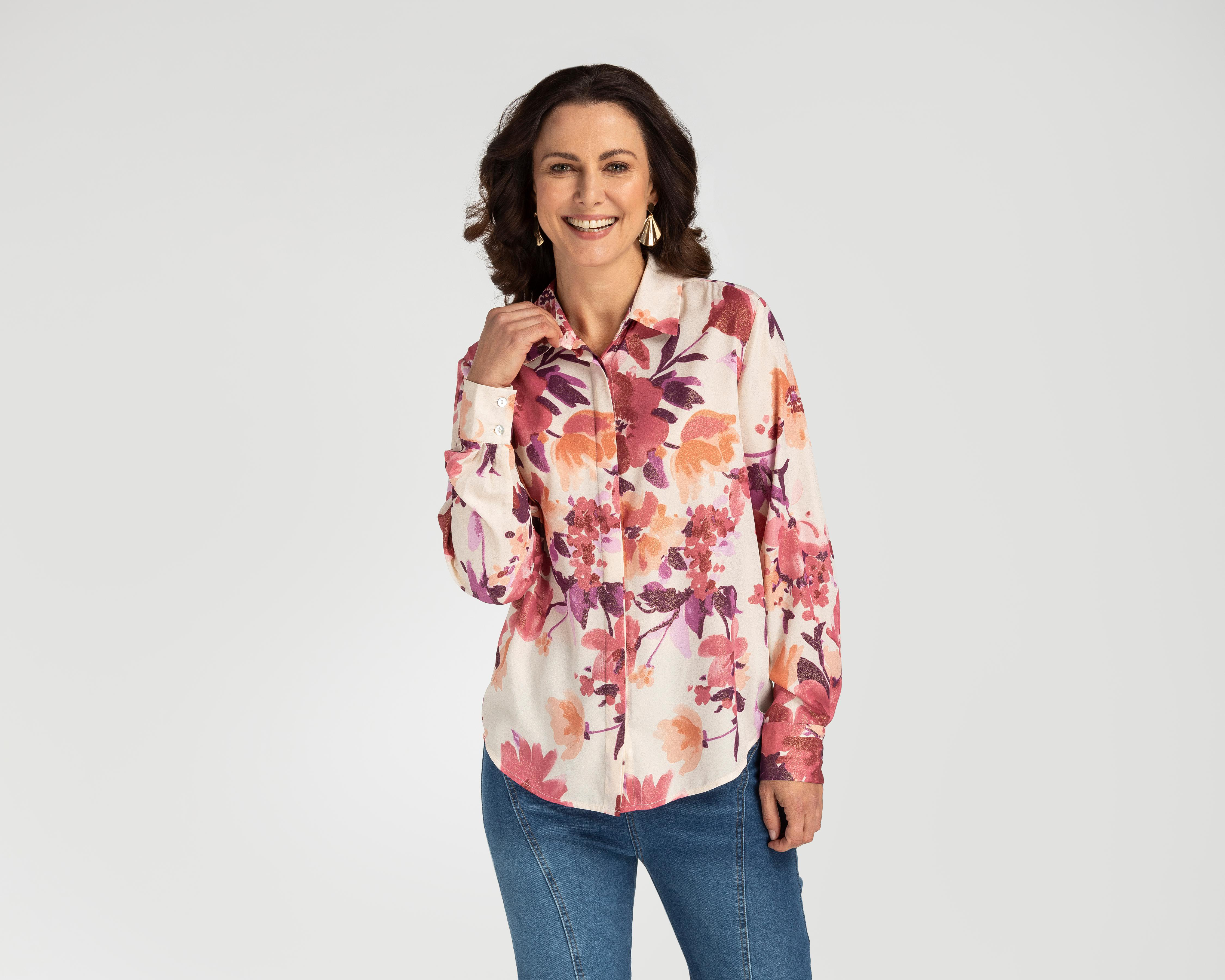 Foto 2 pulgar | Blusa Sahara con Estampado floral para Mujer