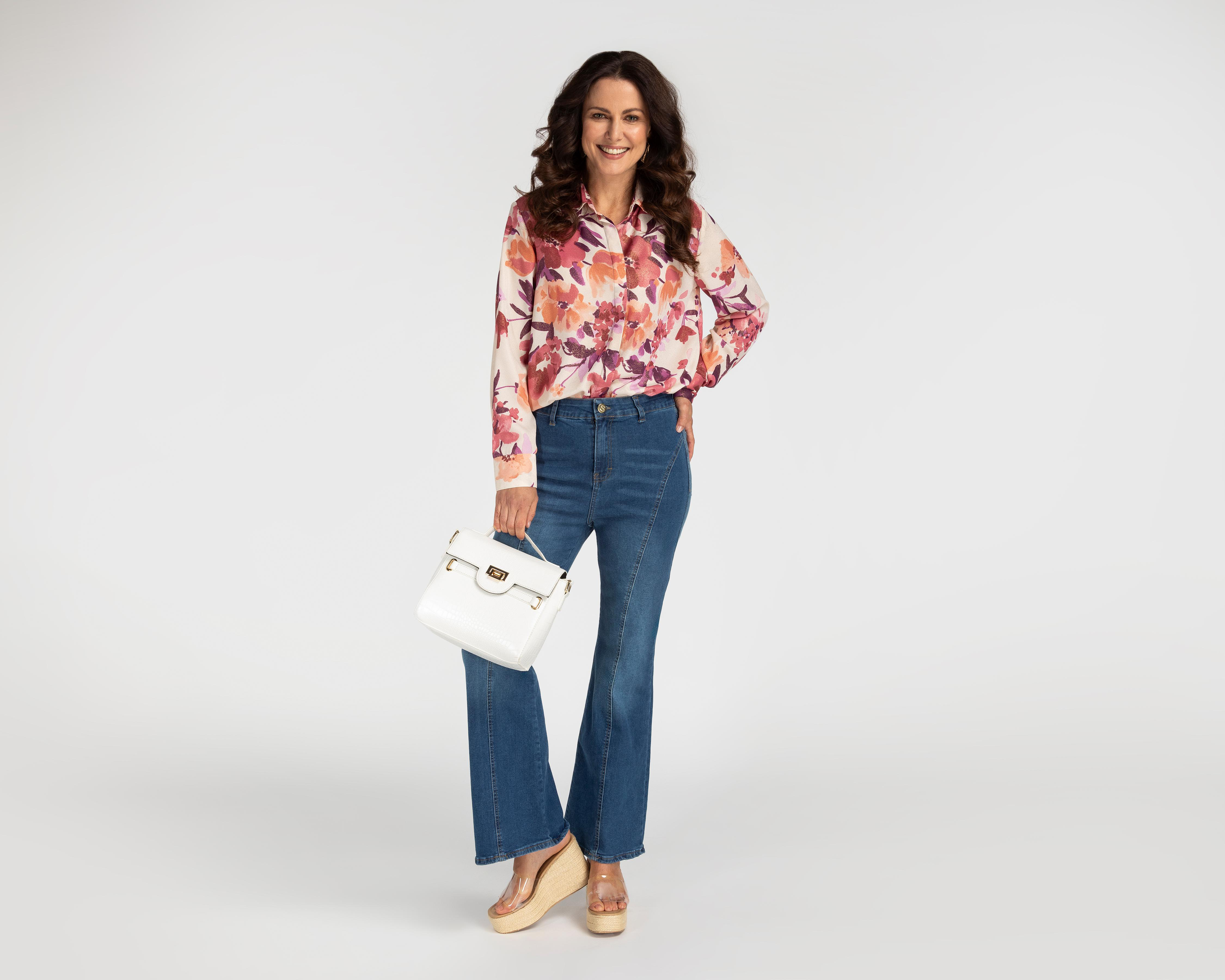 Foto 3 pulgar | Blusa Sahara con Estampado floral para Mujer