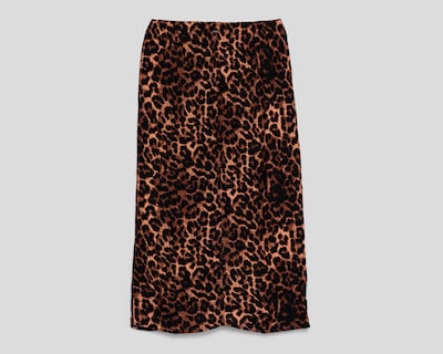 Foto 2 | Falda Midi Bebe Animal Print para Mujer