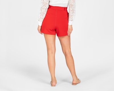 Foto 3 | Short Jennifer Lopez Rojo para Mujer