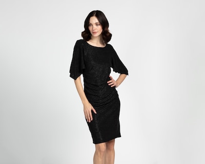 Foto 4 | Vestido de Fiesta Sahara Corto Negro para Mujer