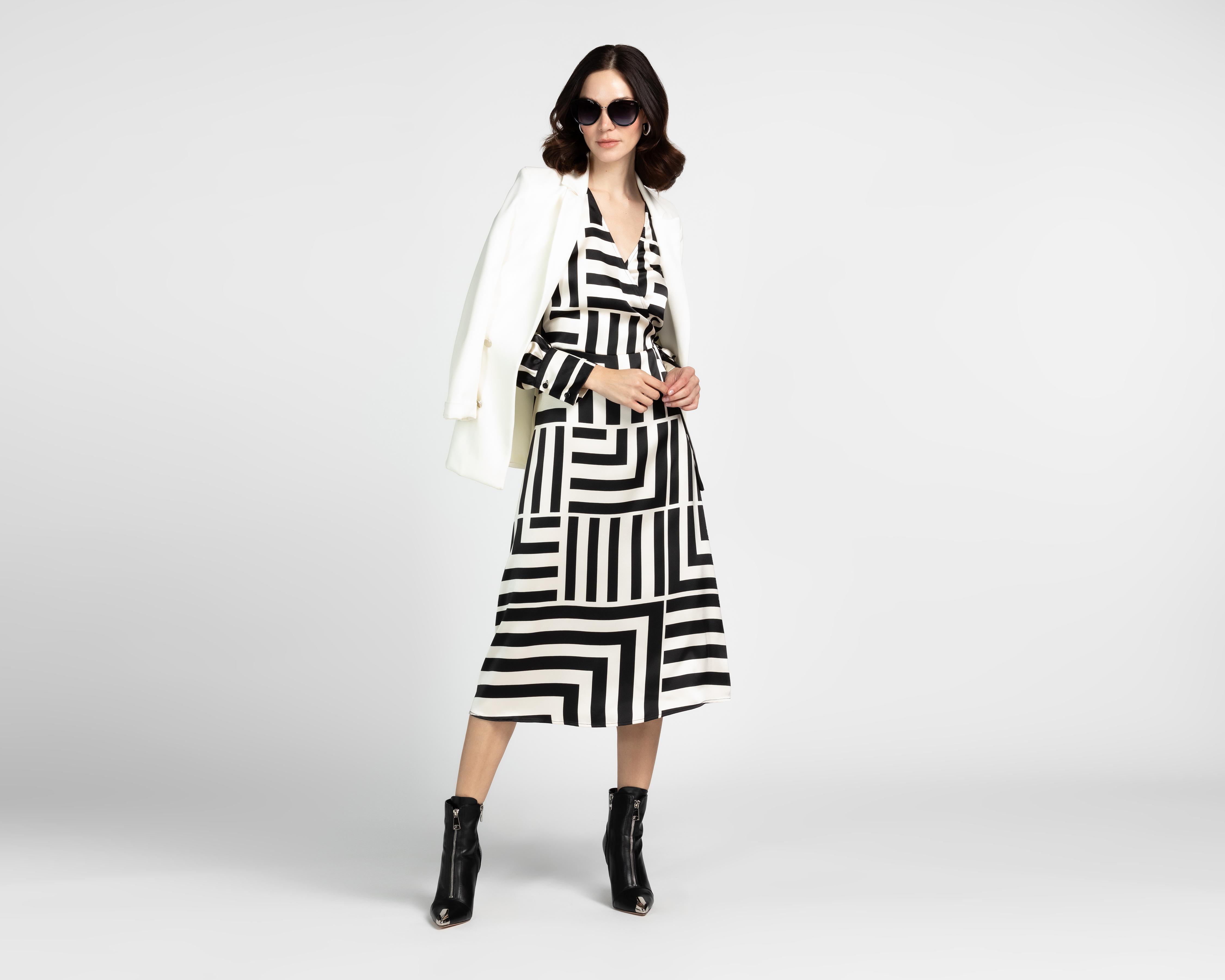 Foto 2 | Vestido Casual Sahara Midi Estampado para Mujer